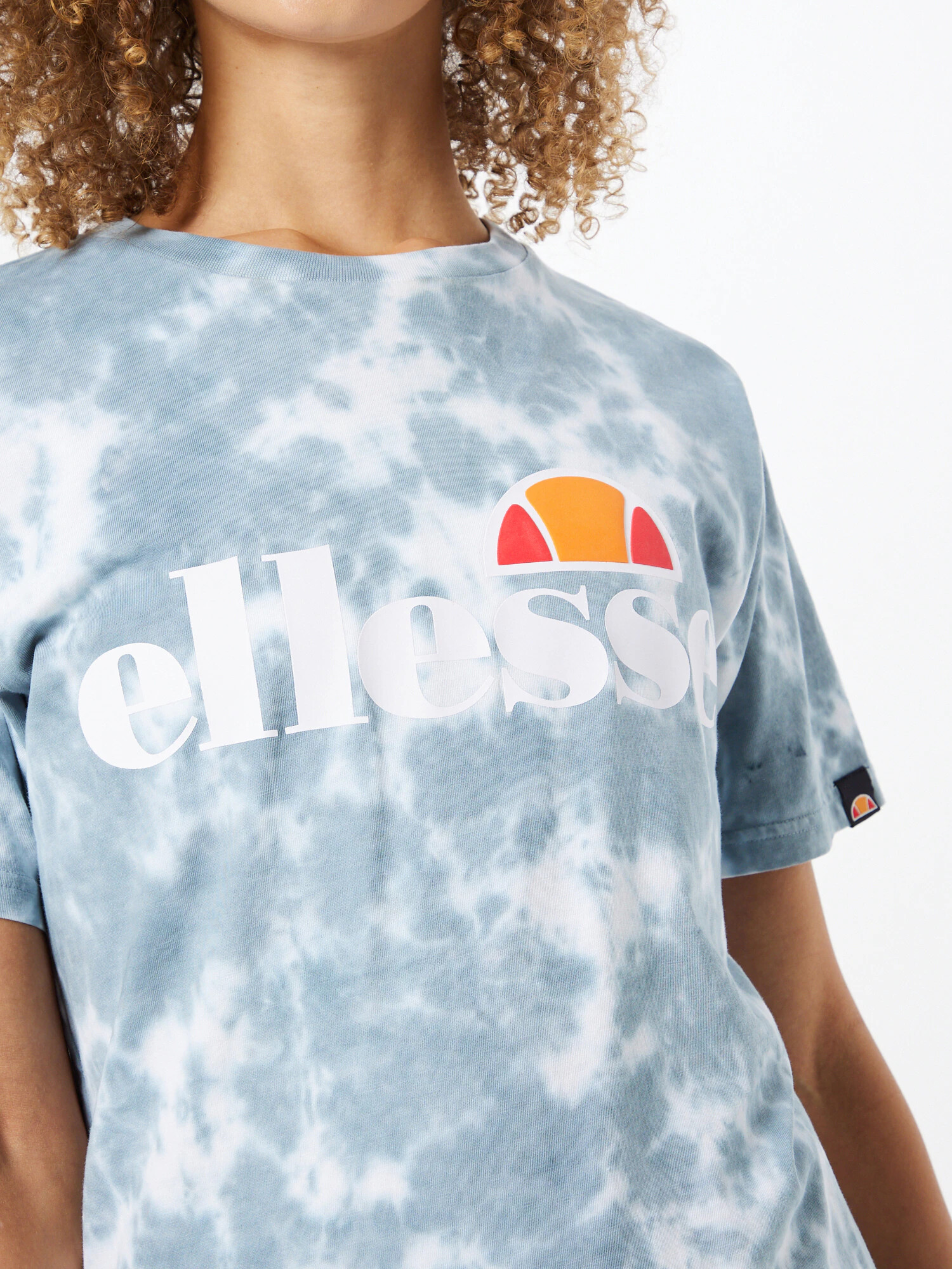 ELLESSE Tricou albastru pastel / portocaliu mandarină / roșu rodie / alb - Pled.ro