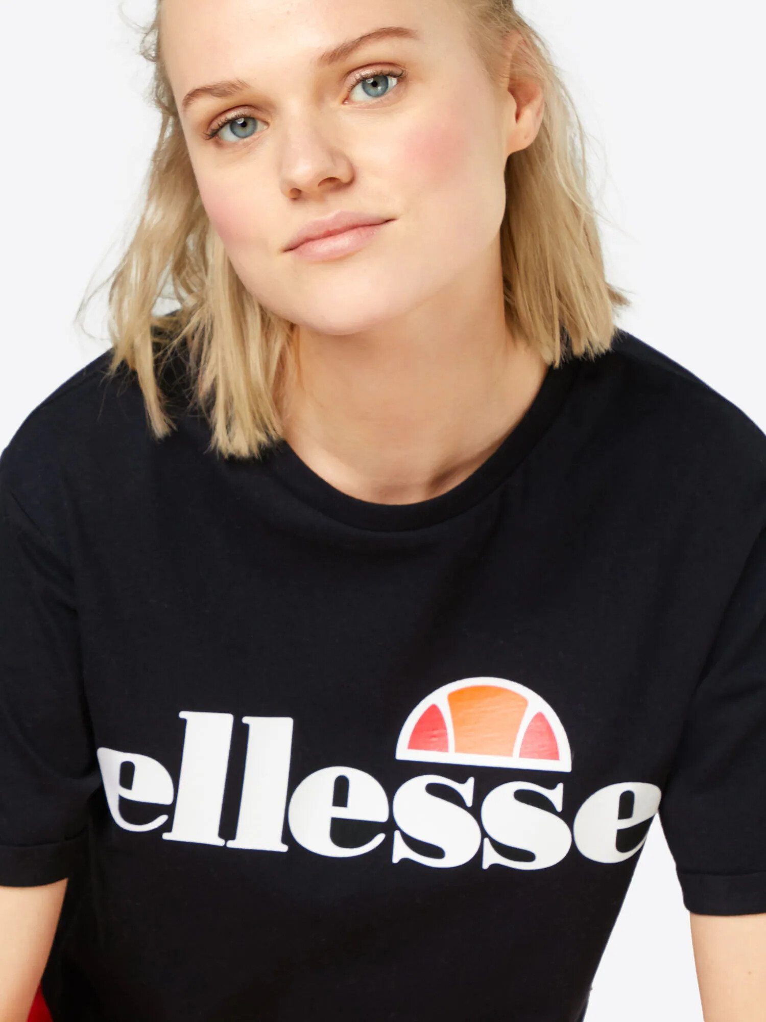 ELLESSE Tricou 'Alberta' portocaliu / portocaliu caisă / negru / alb - Pled.ro