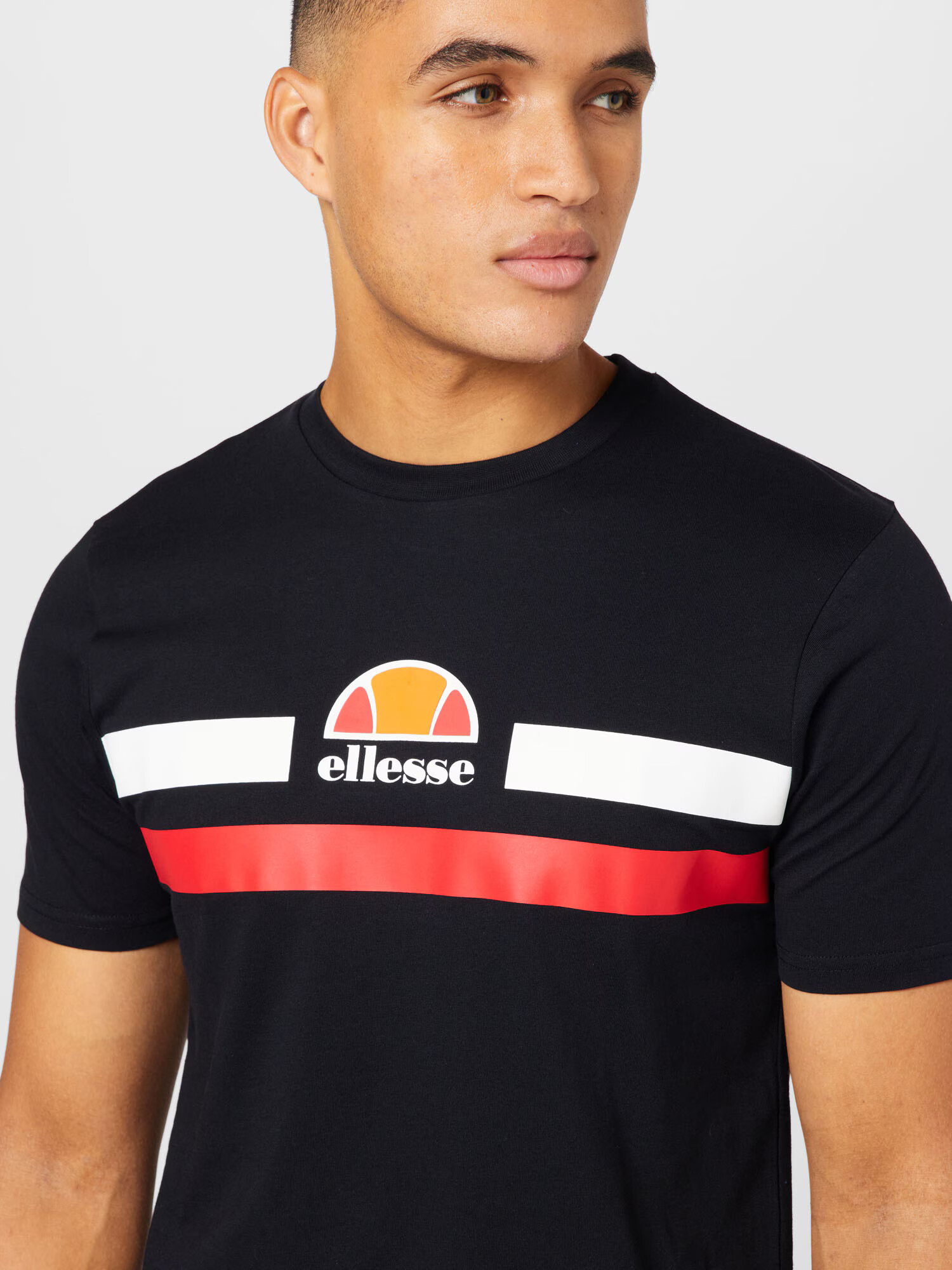 ELLESSE Tricou 'Aprel' portocaliu / roșu / negru / alb - Pled.ro