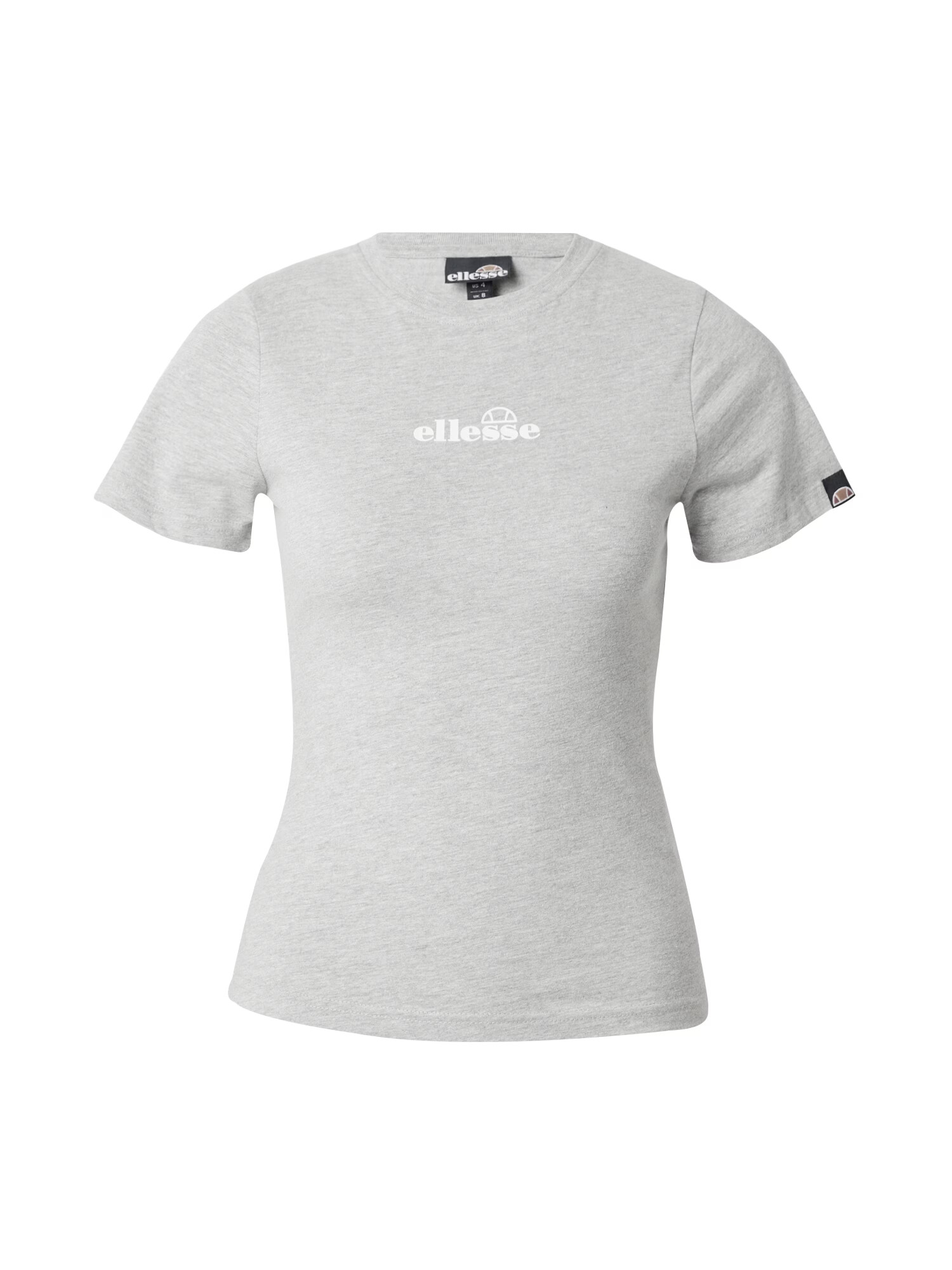 ELLESSE Tricou 'Beckana' gri amestecat / alb - Pled.ro