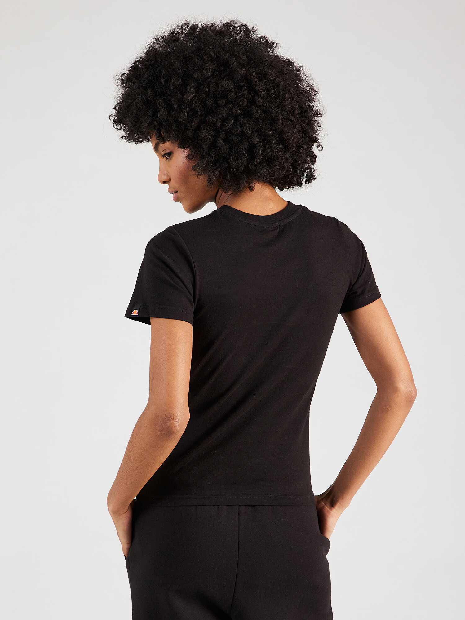 ELLESSE Tricou 'Beckana' negru / alb - Pled.ro