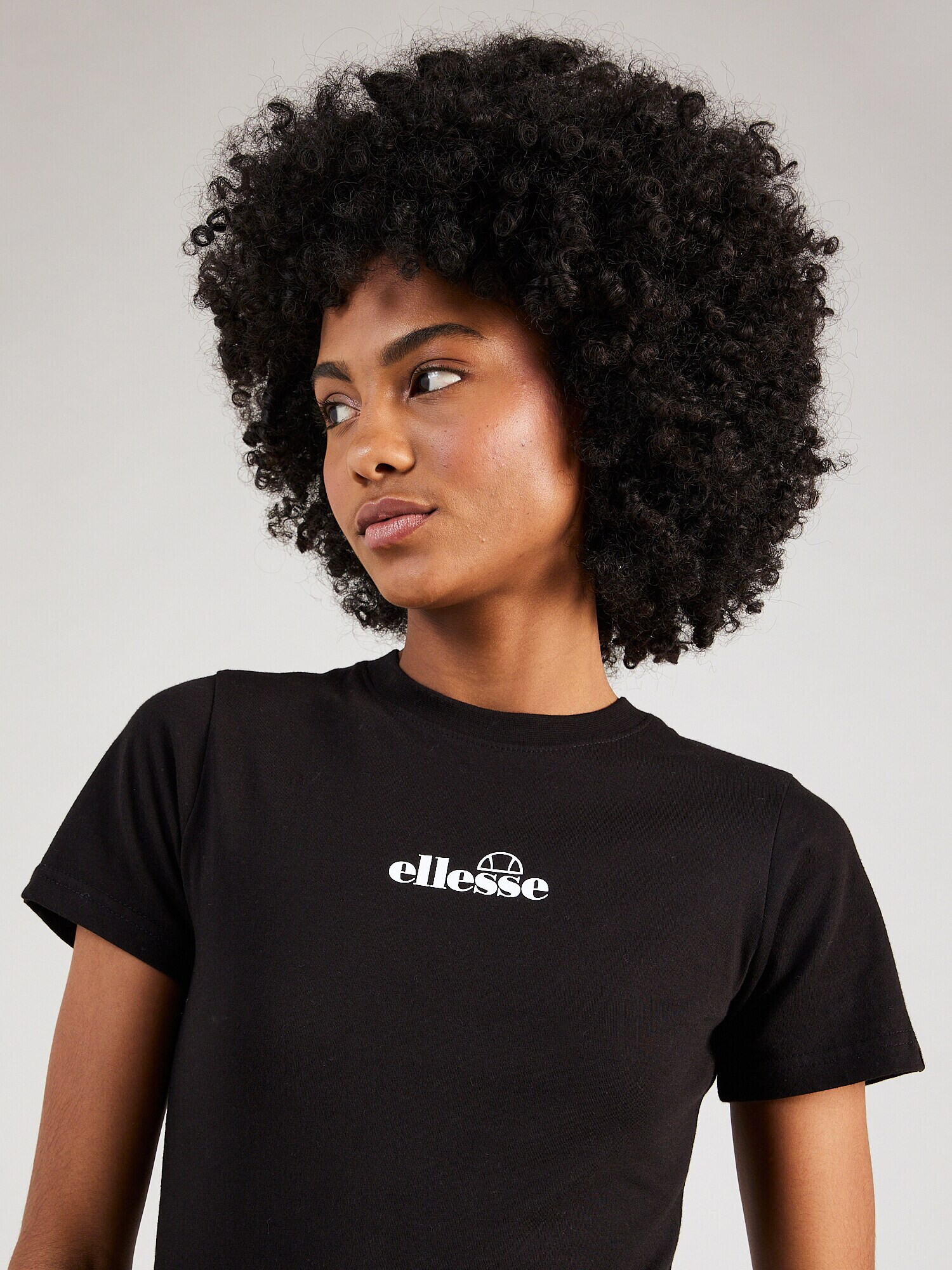 ELLESSE Tricou 'Beckana' negru / alb - Pled.ro