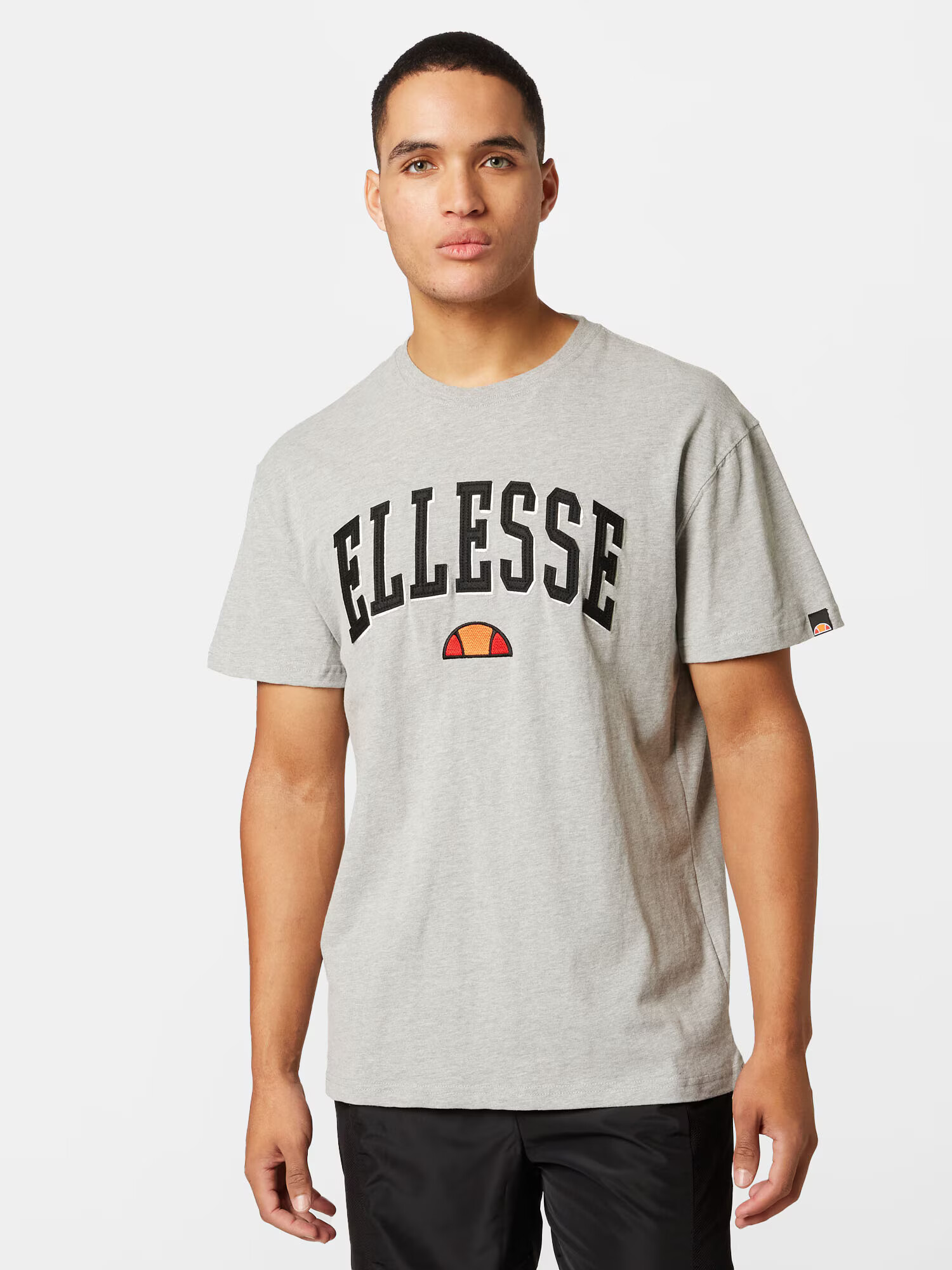 ELLESSE Tricou 'Columbia' albastru noapte / gri amestecat / portocaliu / roșu rodie - Pled.ro