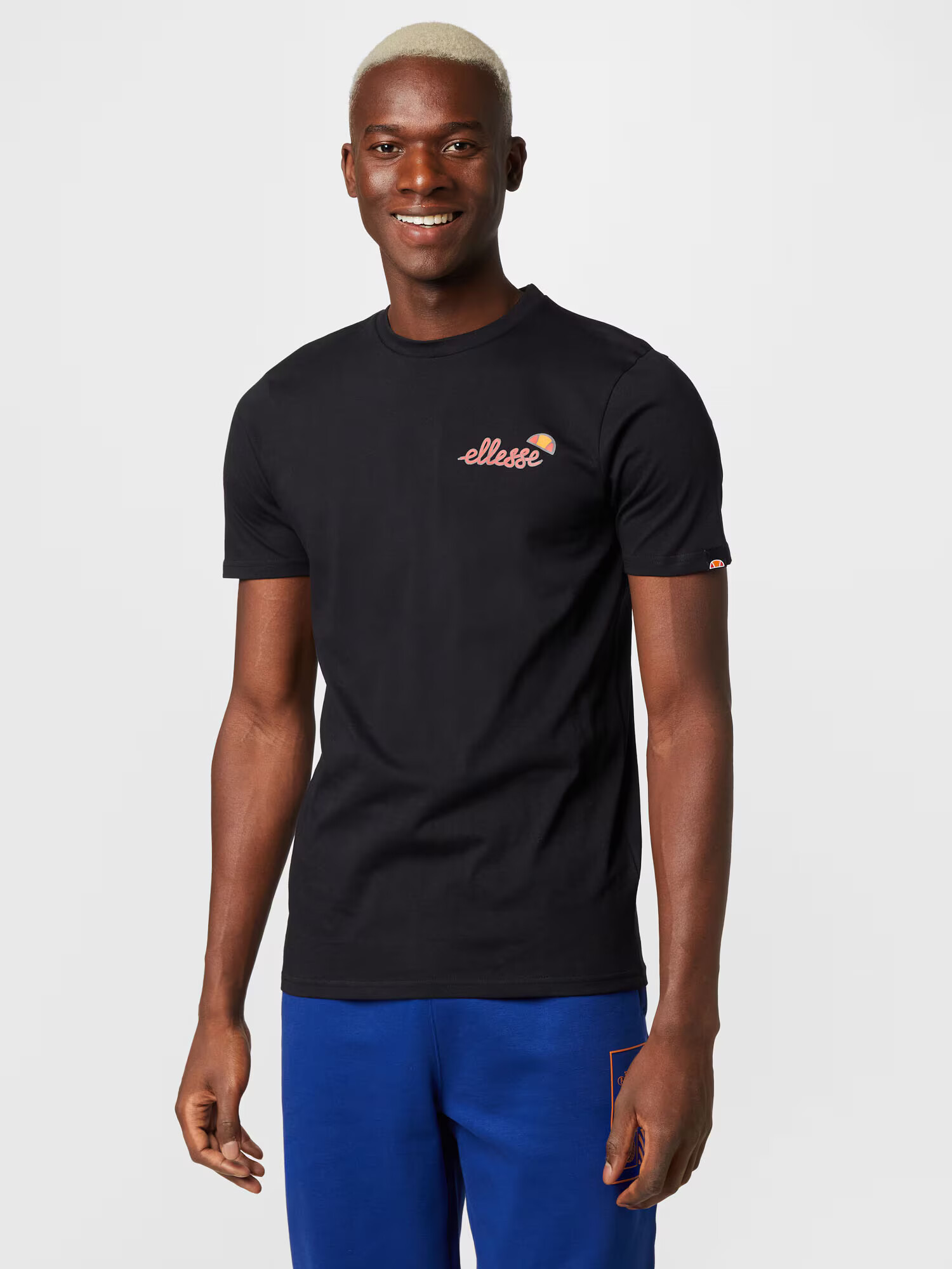 ELLESSE Tricou 'Corda' albastru deschis / galben / portocaliu / negru - Pled.ro