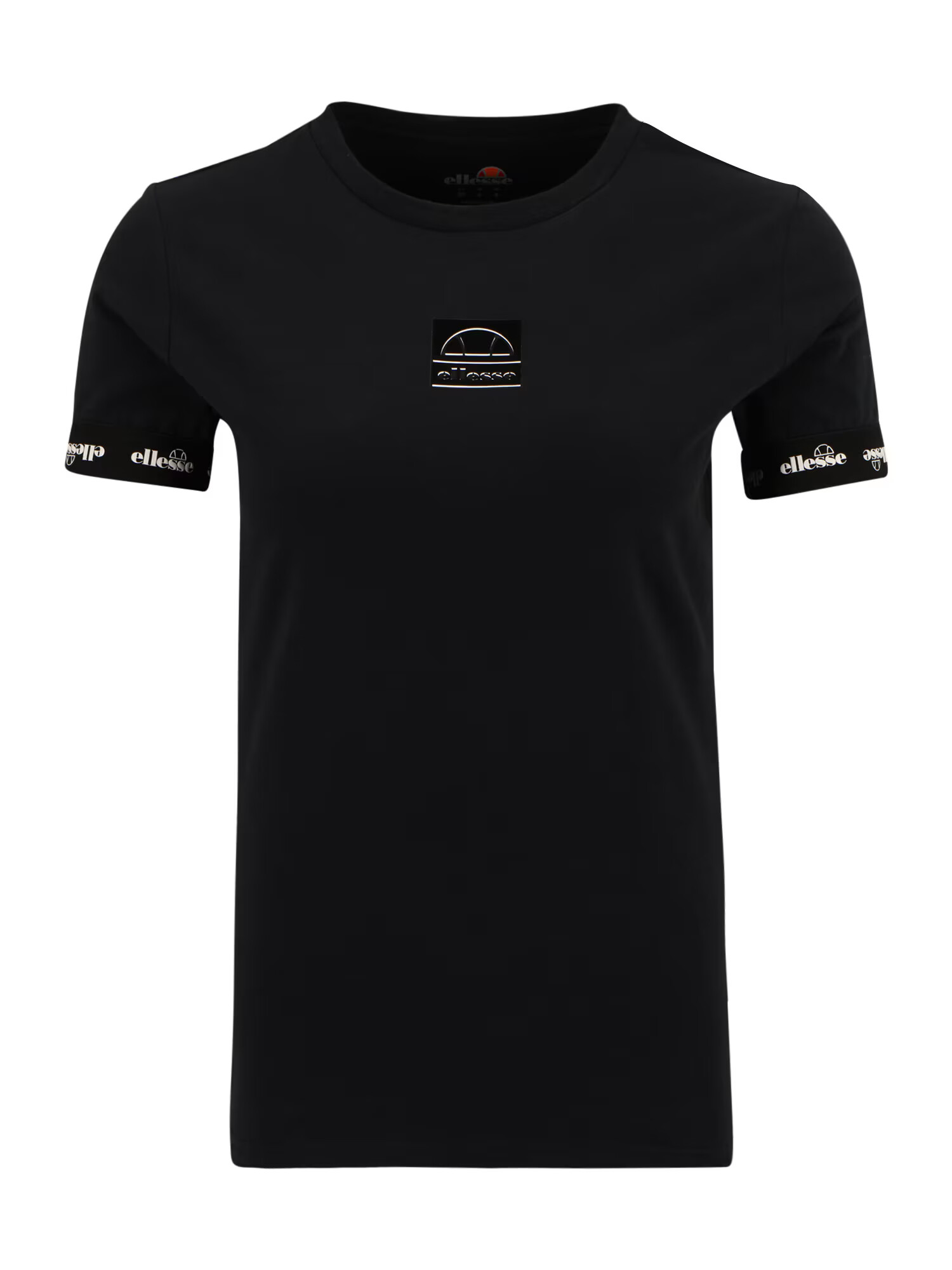 ELLESSE Tricou 'Crepuscolo' negru / alb - Pled.ro