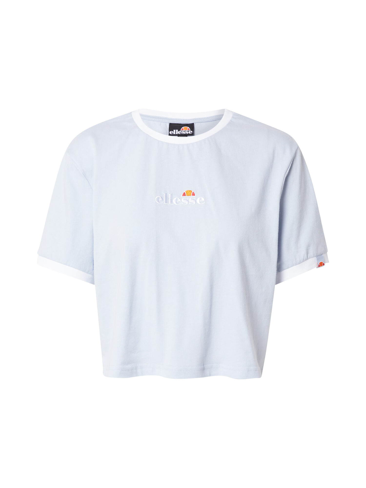 ELLESSE Tricou 'Derla' albastru deschis / portocaliu / roșu / alb - Pled.ro