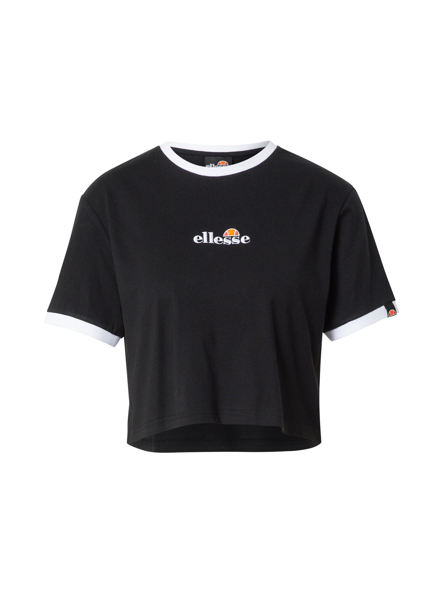 ELLESSE Tricou 'Derla' negru / alb - Pled.ro