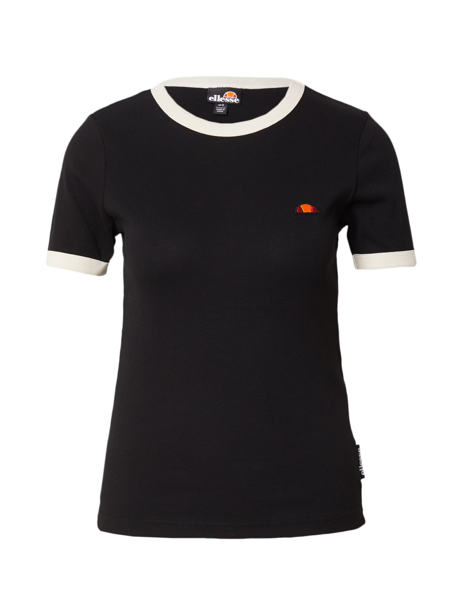 ELLESSE Tricou 'Enio' portocaliu / roșu / negru / alb - Pled.ro