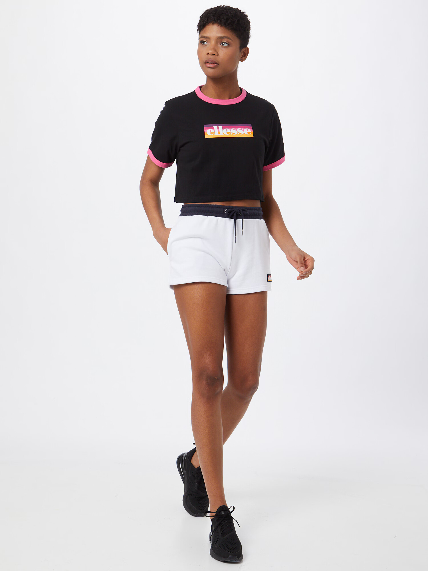 ELLESSE Tricou 'Filide' portocaliu / roz / negru / alb - Pled.ro