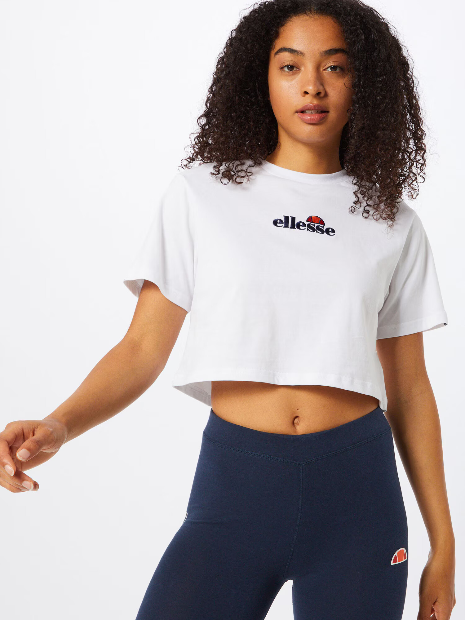 ELLESSE Tricou 'Fireball' bleumarin / portocaliu / roșu / alb - Pled.ro