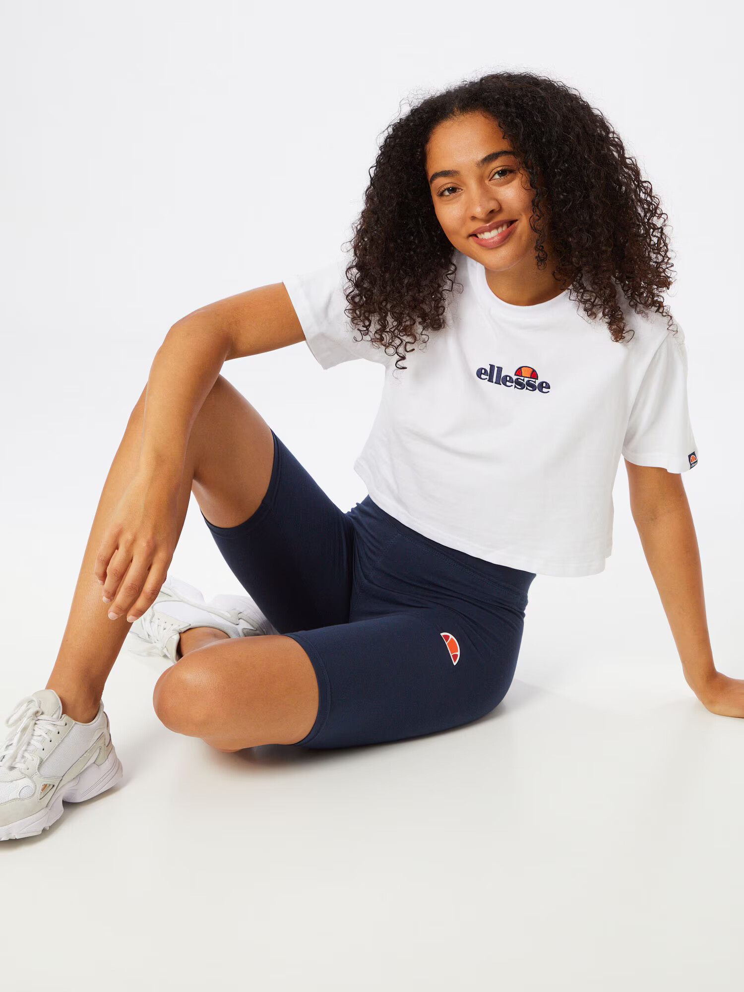 ELLESSE Tricou 'Fireball' bleumarin / portocaliu / roșu / alb - Pled.ro