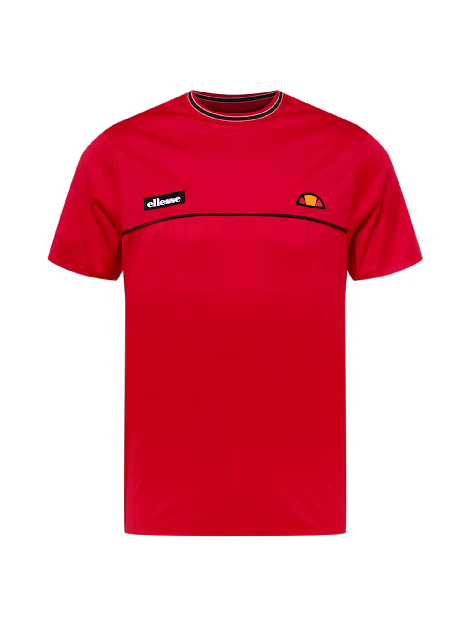 ELLESSE Tricou funcțional 'Aaron' roşu închis / negru - Pled.ro