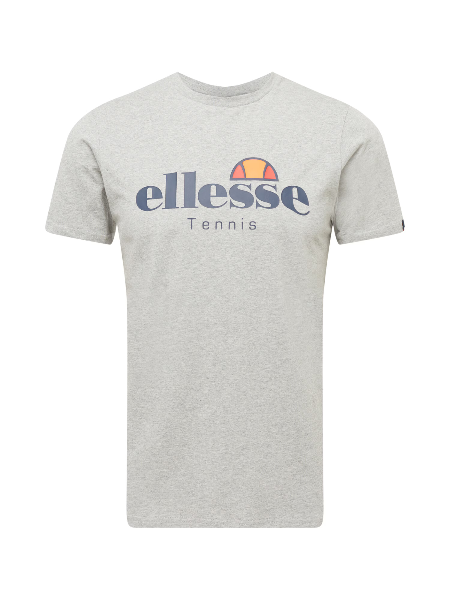 ELLESSE Tricou funcțional 'Dritto' bleumarin / gri amestecat / portocaliu / roșu - Pled.ro