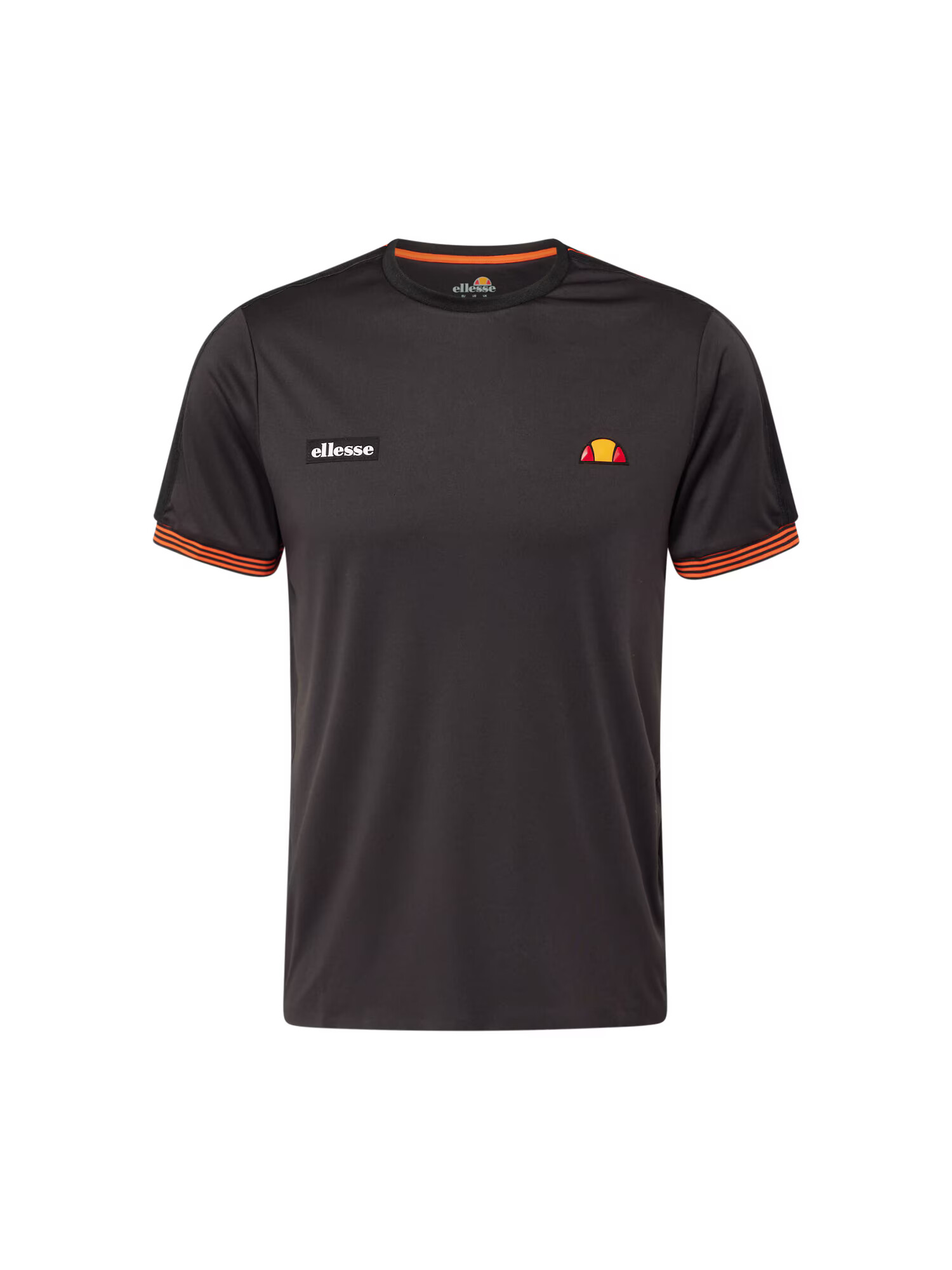 ELLESSE Tricou funcțional 'Parallel' portocaliu / negru - Pled.ro