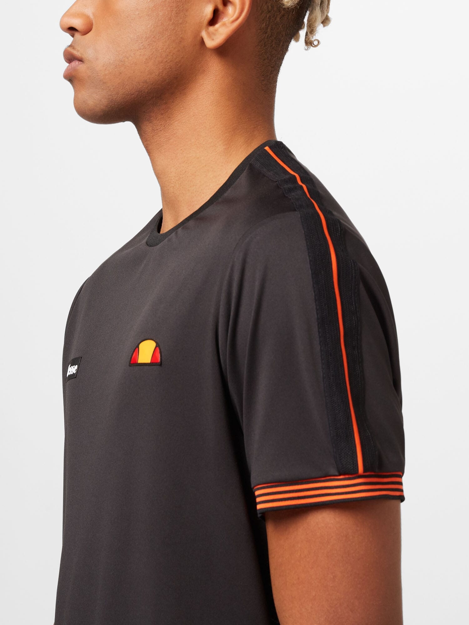 ELLESSE Tricou funcțional 'Parallel' portocaliu / negru - Pled.ro