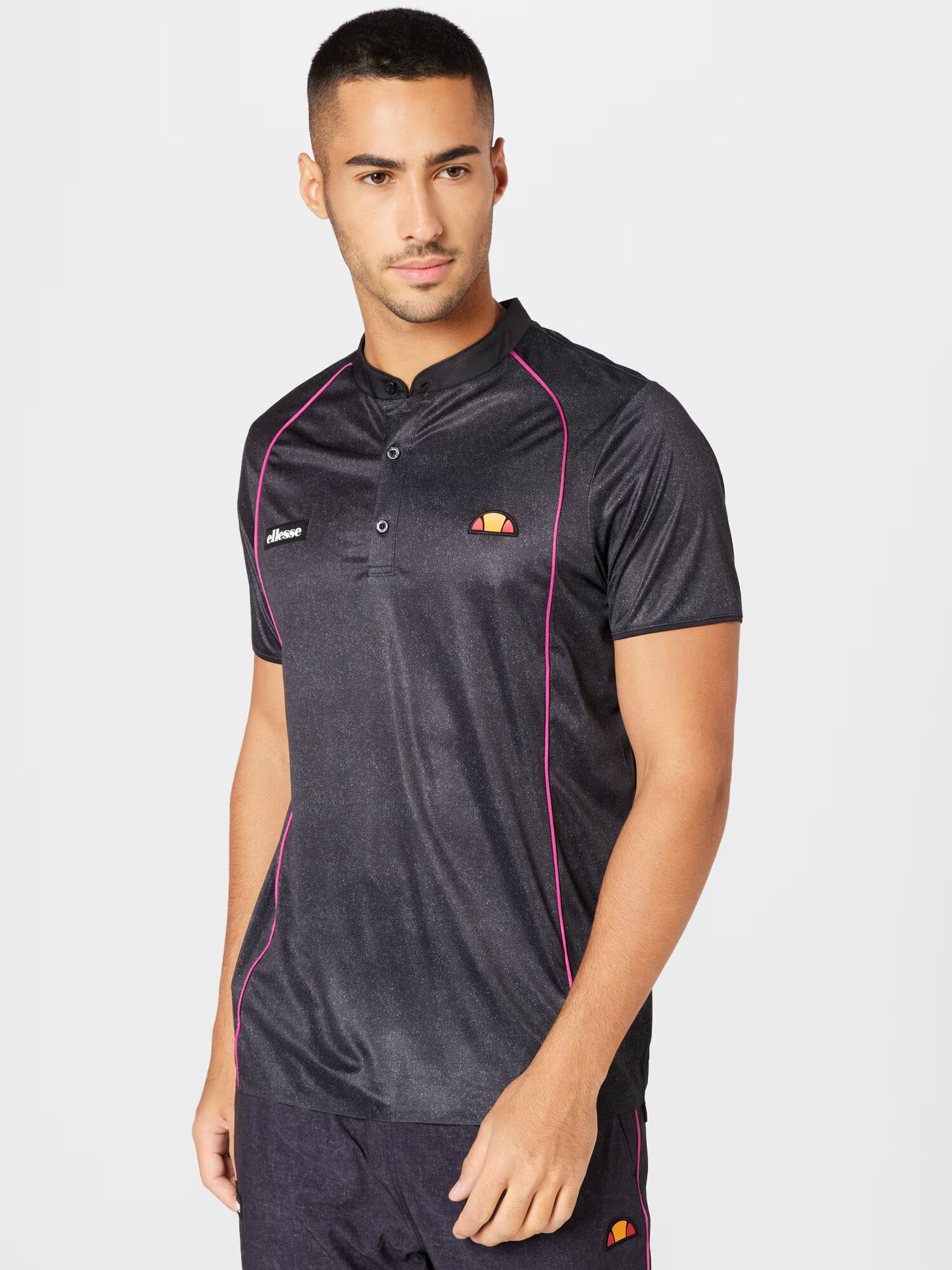 ELLESSE Tricou funcțional 'Riniana' roz / negru - Pled.ro