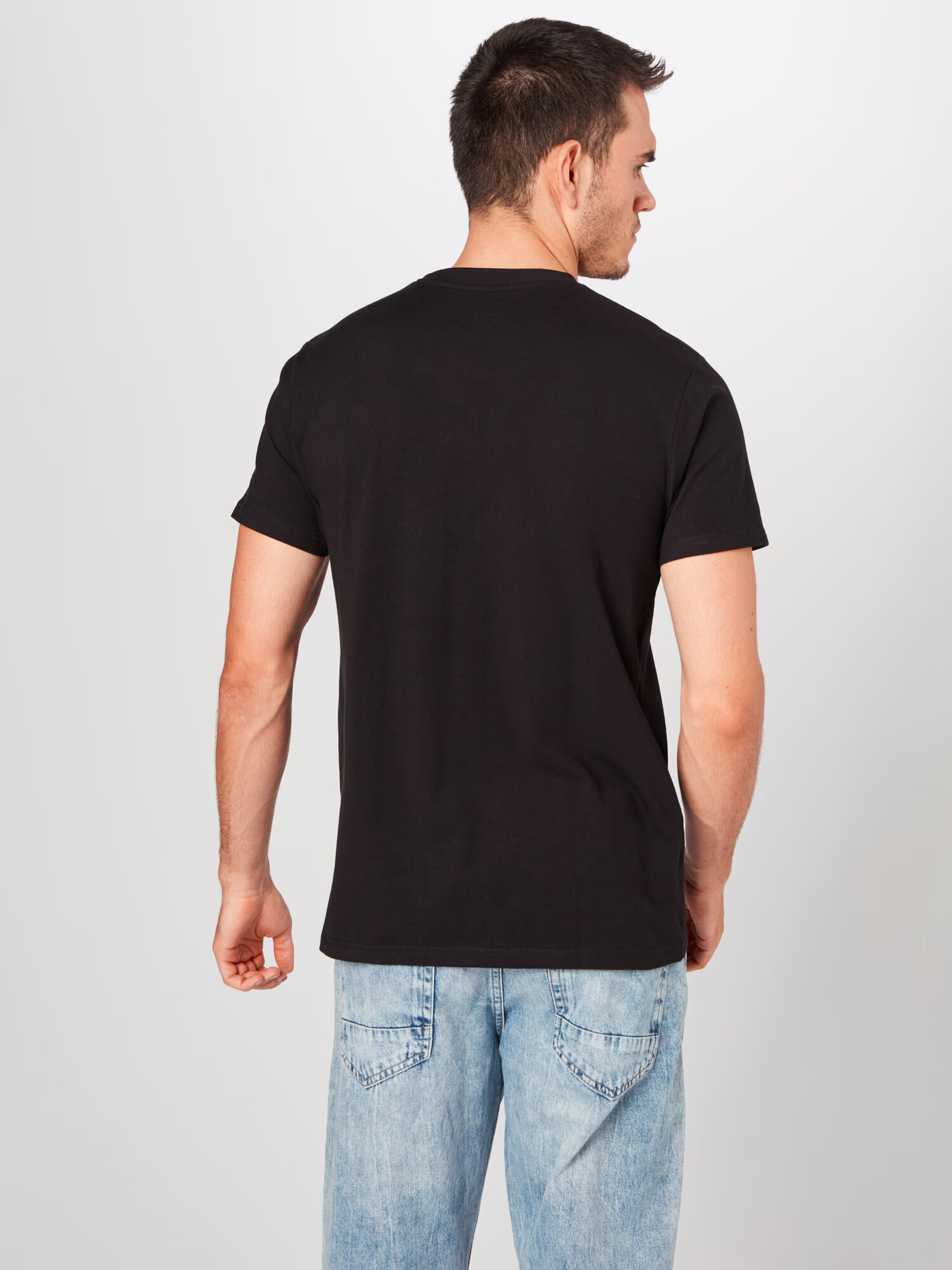 ELLESSE Tricou funcțional 'Selvettet' negru / alb - Pled.ro