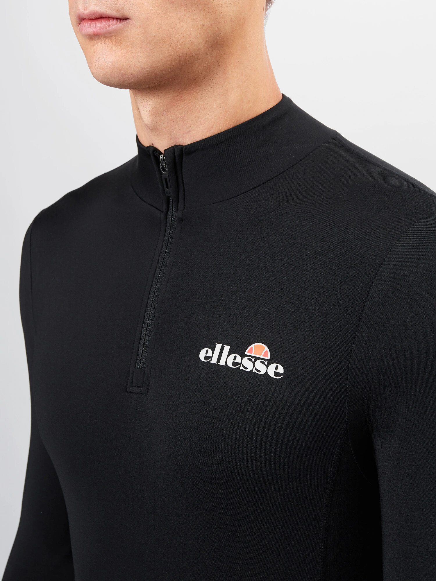 ELLESSE Tricou funcțional 'Sofira' negru / alb - Pled.ro