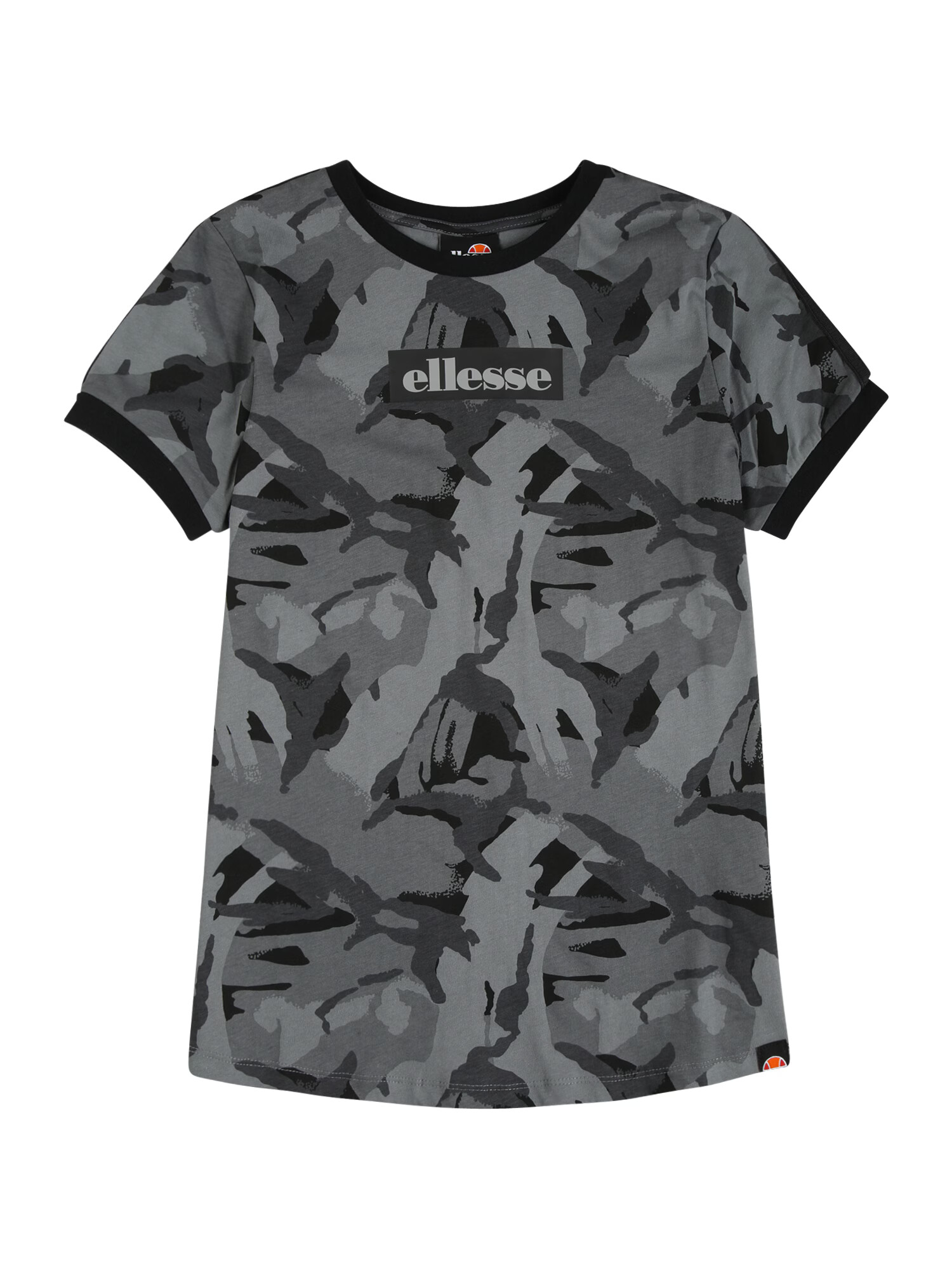 ELLESSE Tricou 'Key' gri / negru - Pled.ro