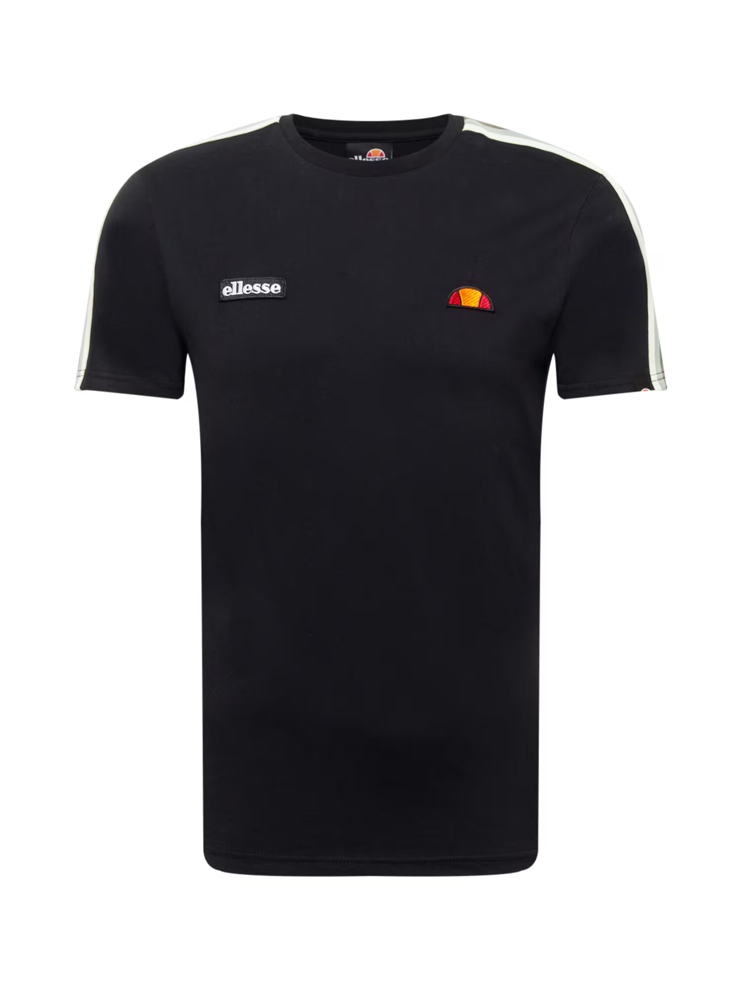 ELLESSE Tricou 'La Versa' negru / alb - Pled.ro