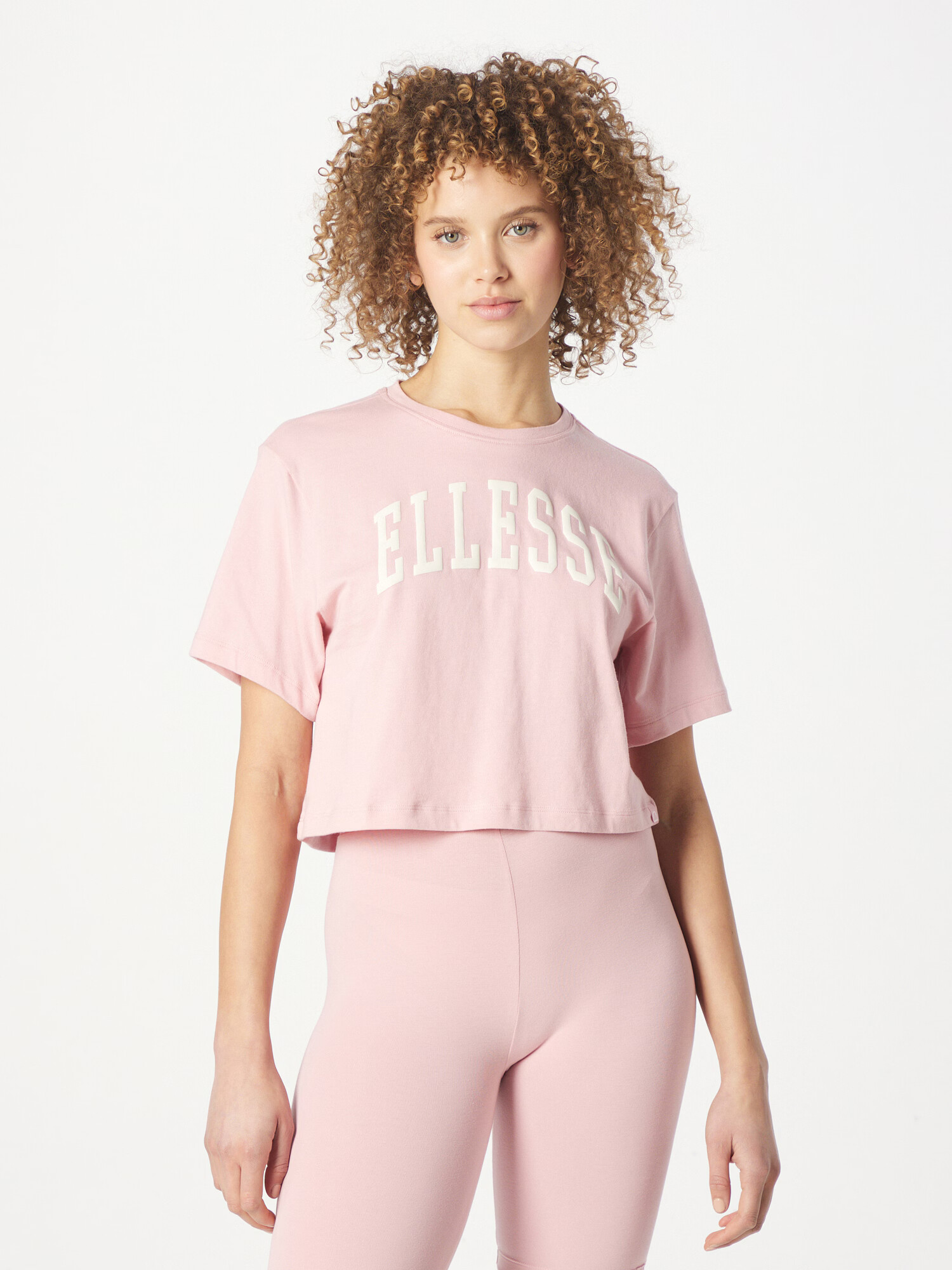 ELLESSE Tricou 'Lanetto' roz deschis / alb - Pled.ro