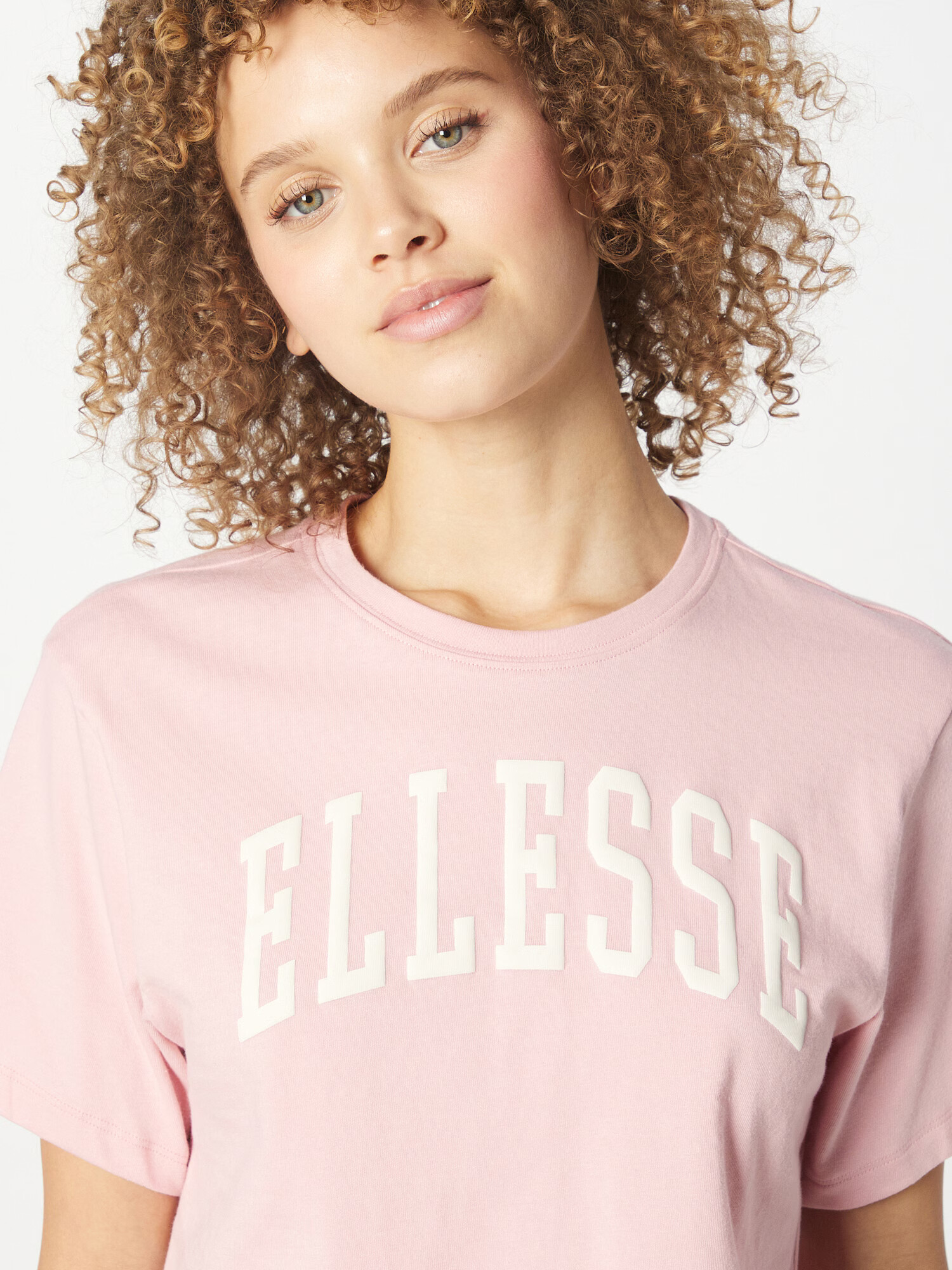 ELLESSE Tricou 'Lanetto' roz deschis / alb - Pled.ro