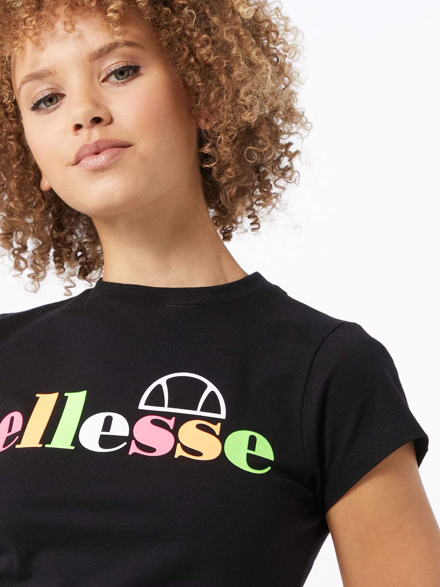 ELLESSE Tricou 'Lossini' galben / verde pastel / roz / alb - Pled.ro