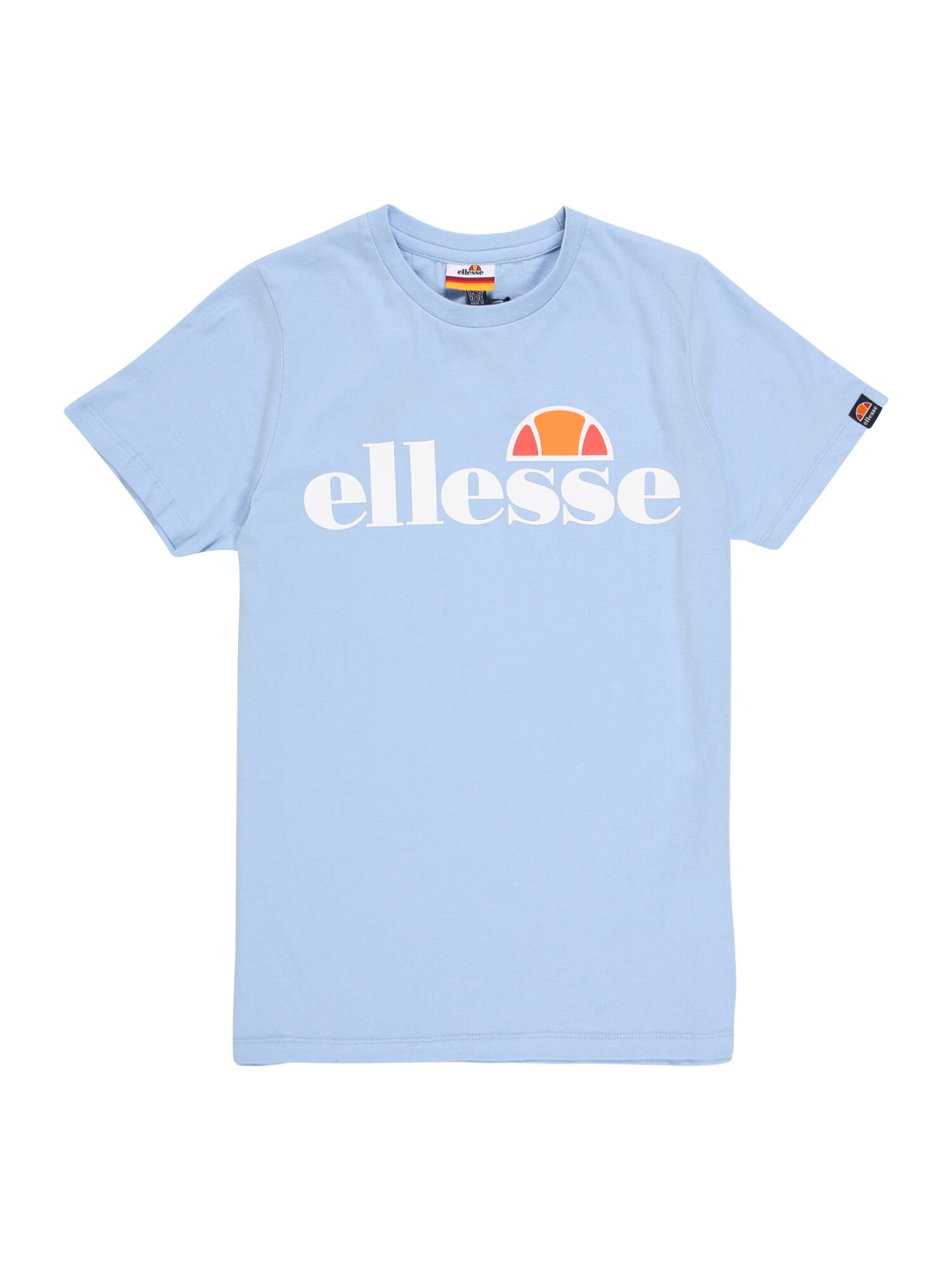 ELLESSE Tricou 'Malia' albastru deschis / portocaliu / portocaliu homar / alb - Pled.ro