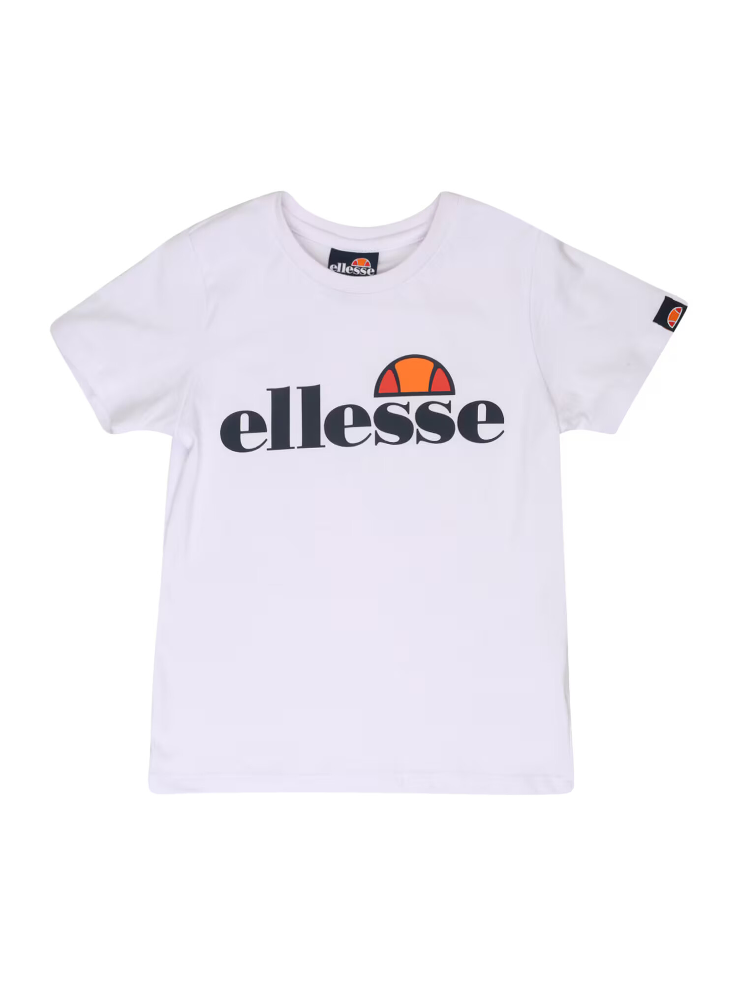 ELLESSE Tricou 'Malia' bleumarin / portocaliu / roșu / alb - Pled.ro