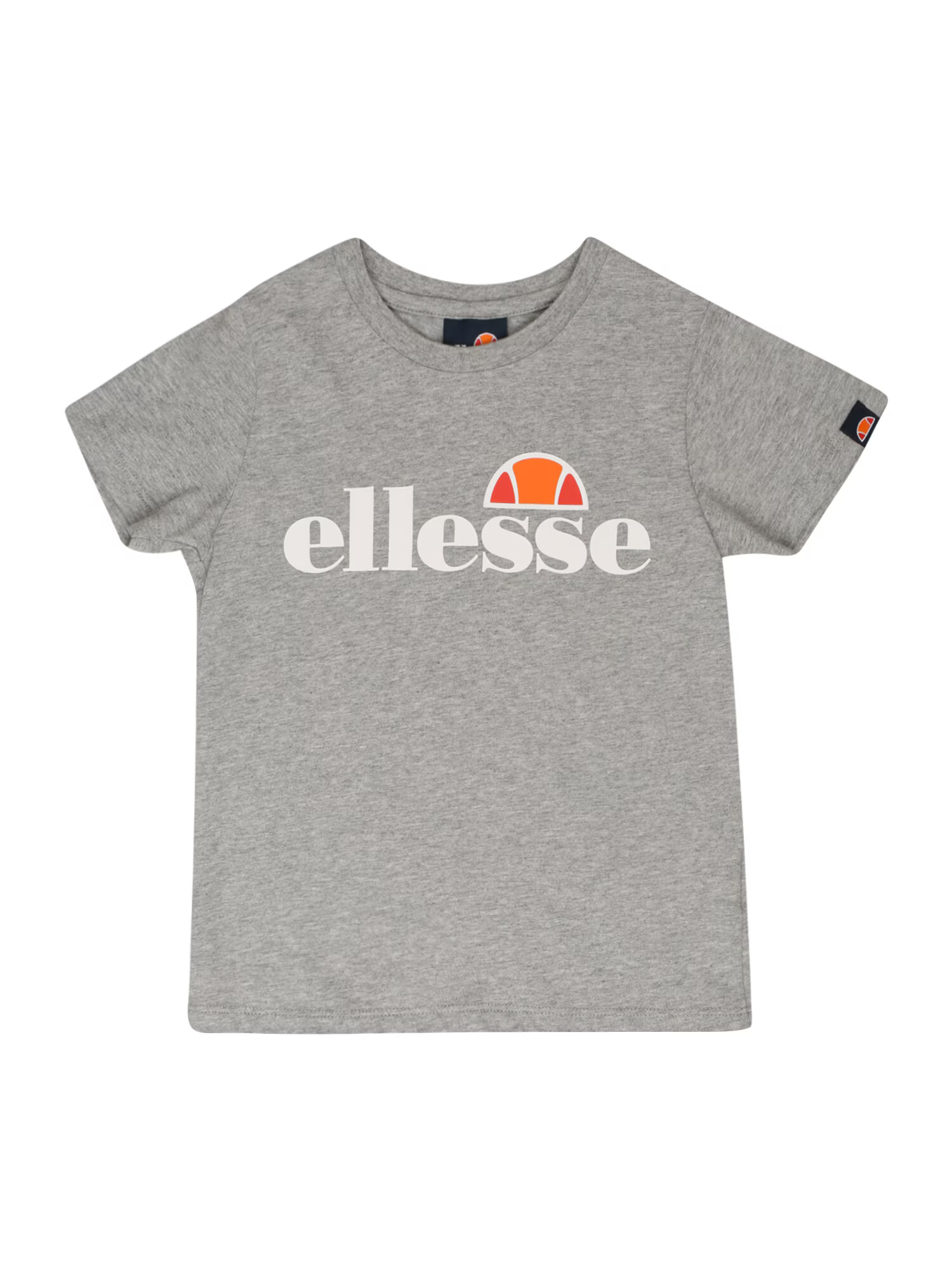 ELLESSE Tricou 'Malia' gri amestecat / portocaliu / roșu / alb - Pled.ro