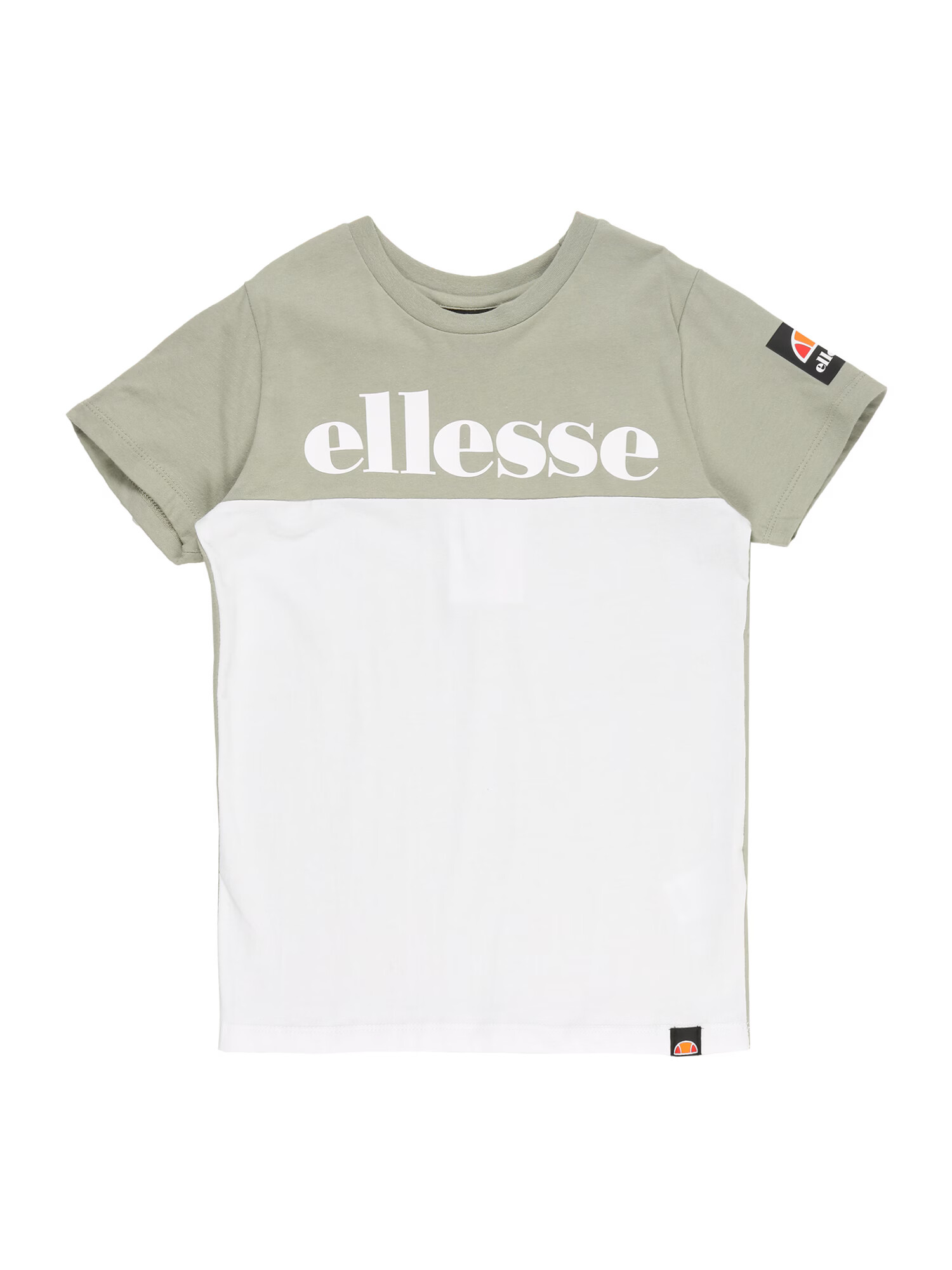 ELLESSE Tricou 'Mitico' kaki / alb natural - Pled.ro