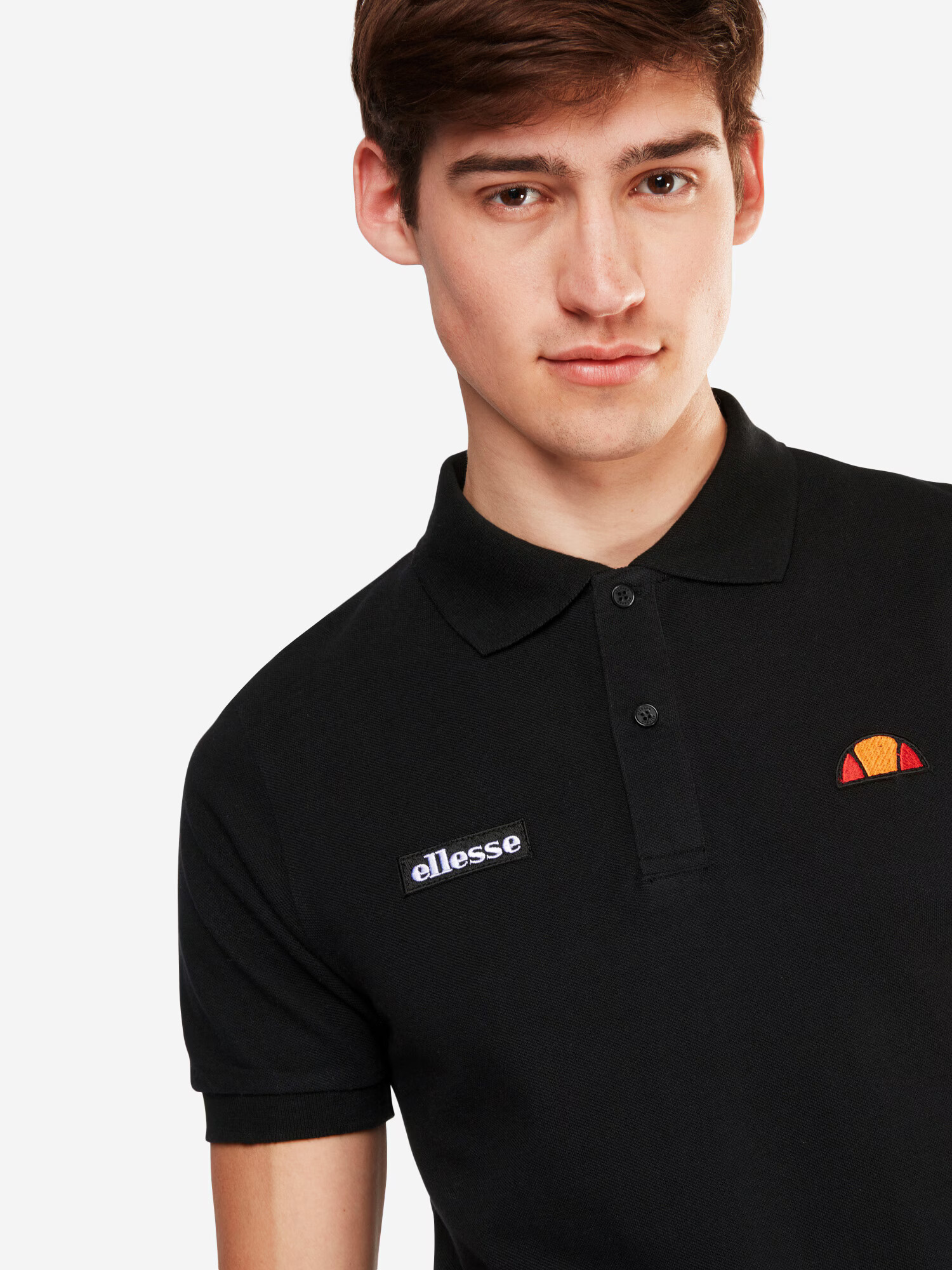 ELLESSE Tricou 'MONTURA' portocaliu mandarină / roșu rodie / negru / alb - Pled.ro