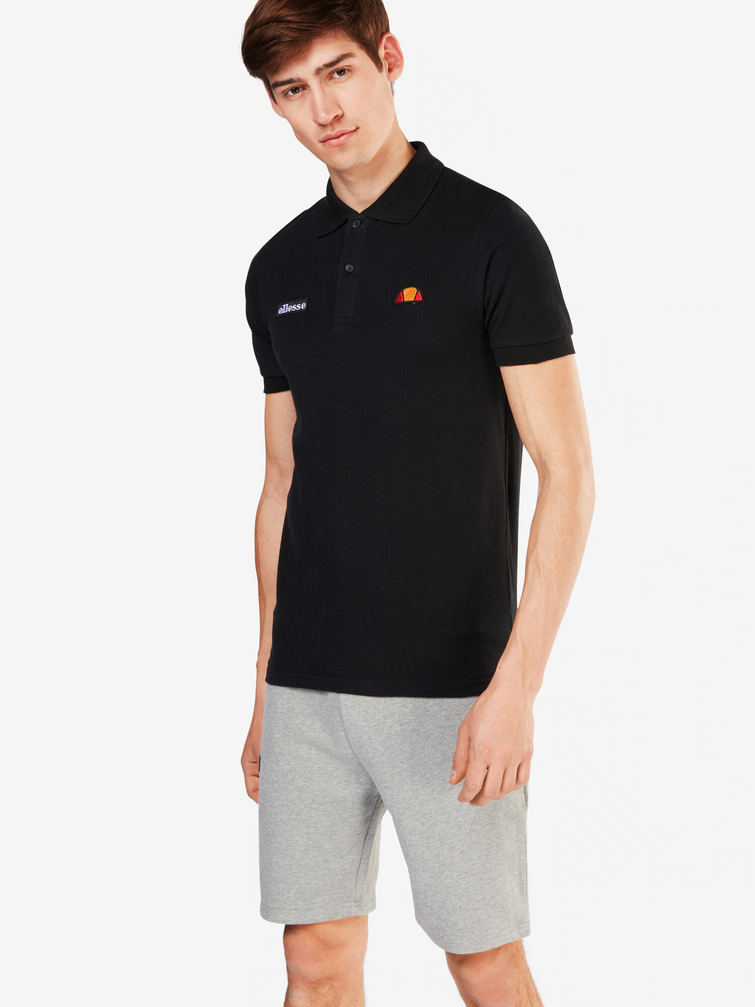 ELLESSE Tricou 'MONTURA' portocaliu mandarină / roșu rodie / negru / alb - Pled.ro