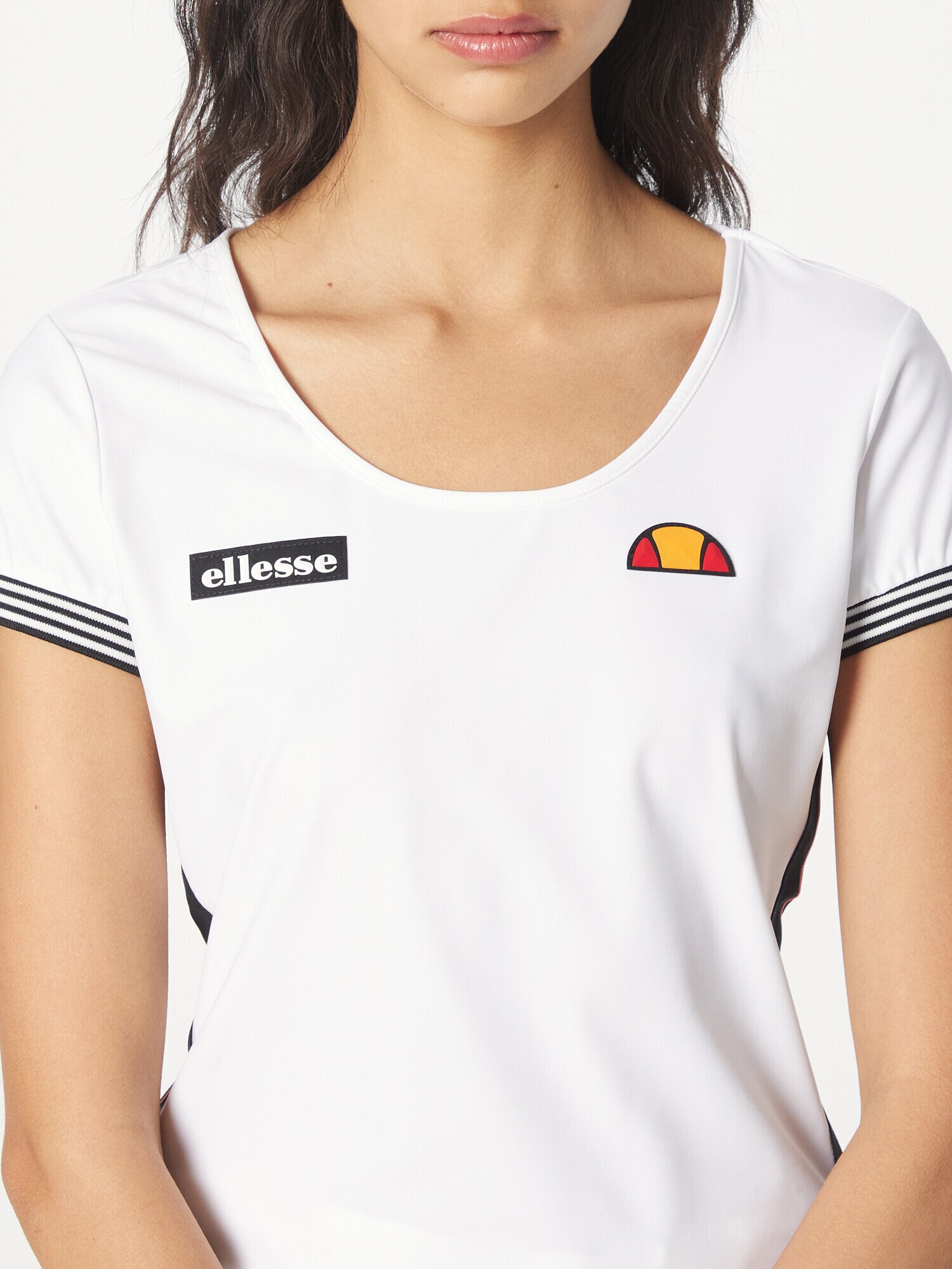 ELLESSE Tricou 'Nanto' portocaliu / roșu / negru / alb - Pled.ro