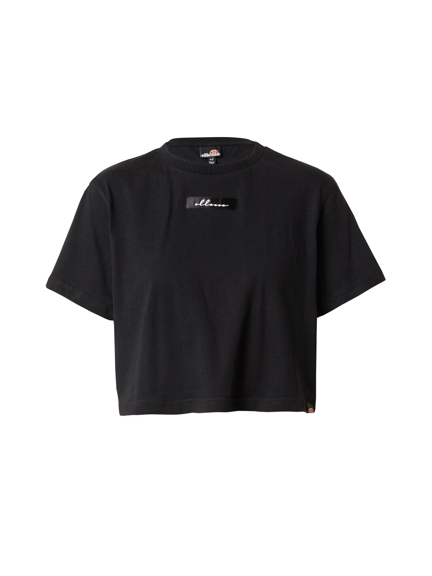 ELLESSE Tricou negru / alb - Pled.ro