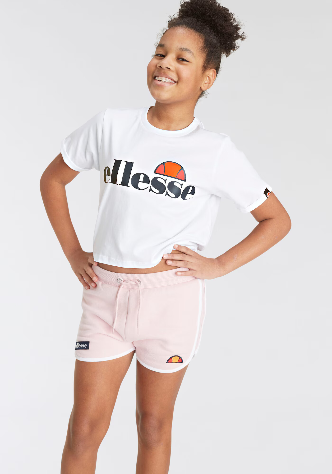 ELLESSE Tricou 'Nicky' portocaliu / roșu / negru / alb - Pled.ro