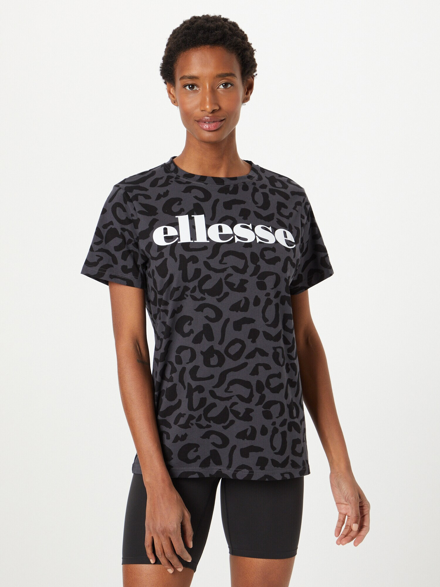 ELLESSE Tricou 'Overlep' gri / roșu / negru / alb - Pled.ro