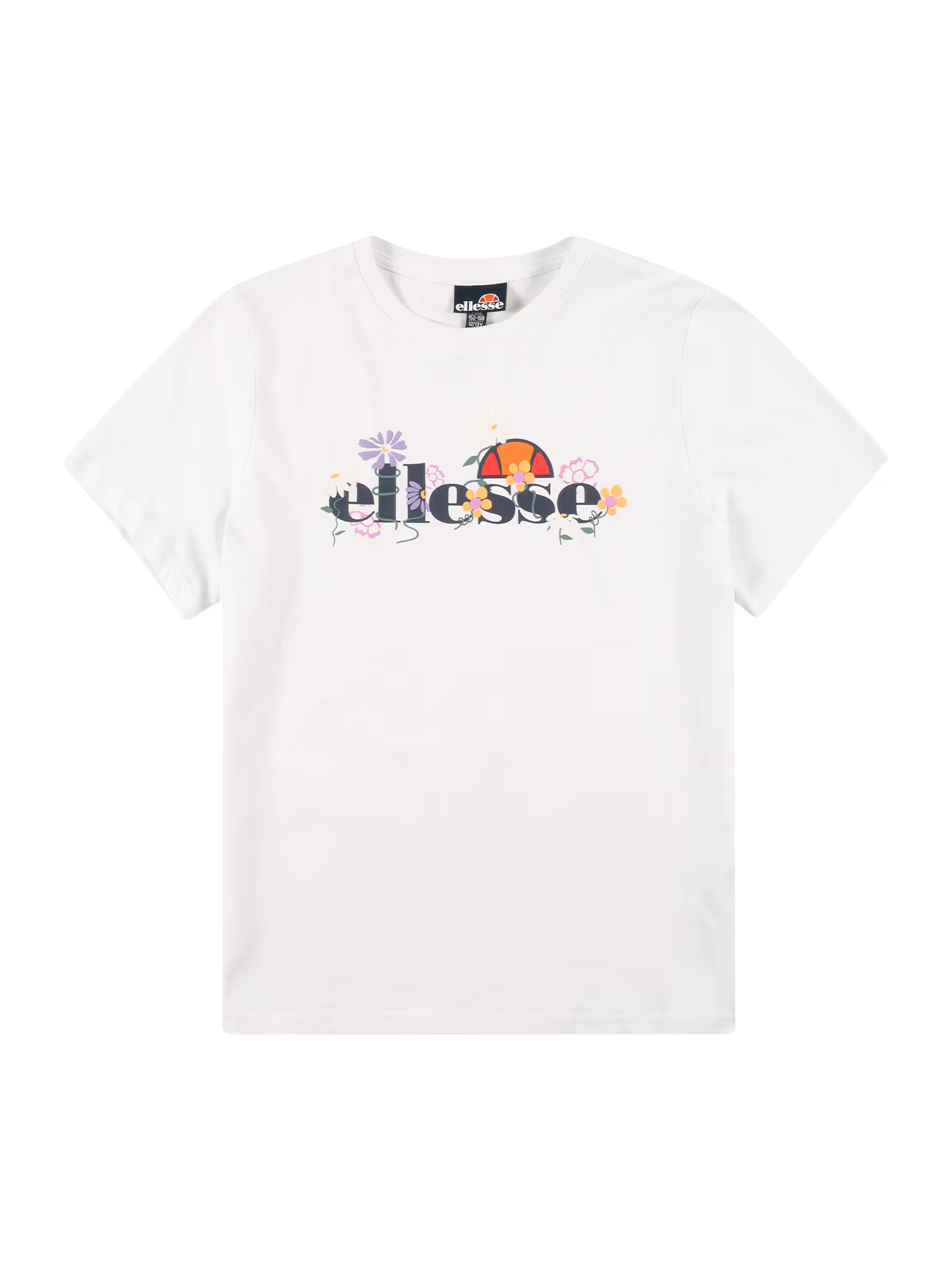 ELLESSE Tricou 'Parlare' bleumarin / portocaliu / roșu / alb - Pled.ro