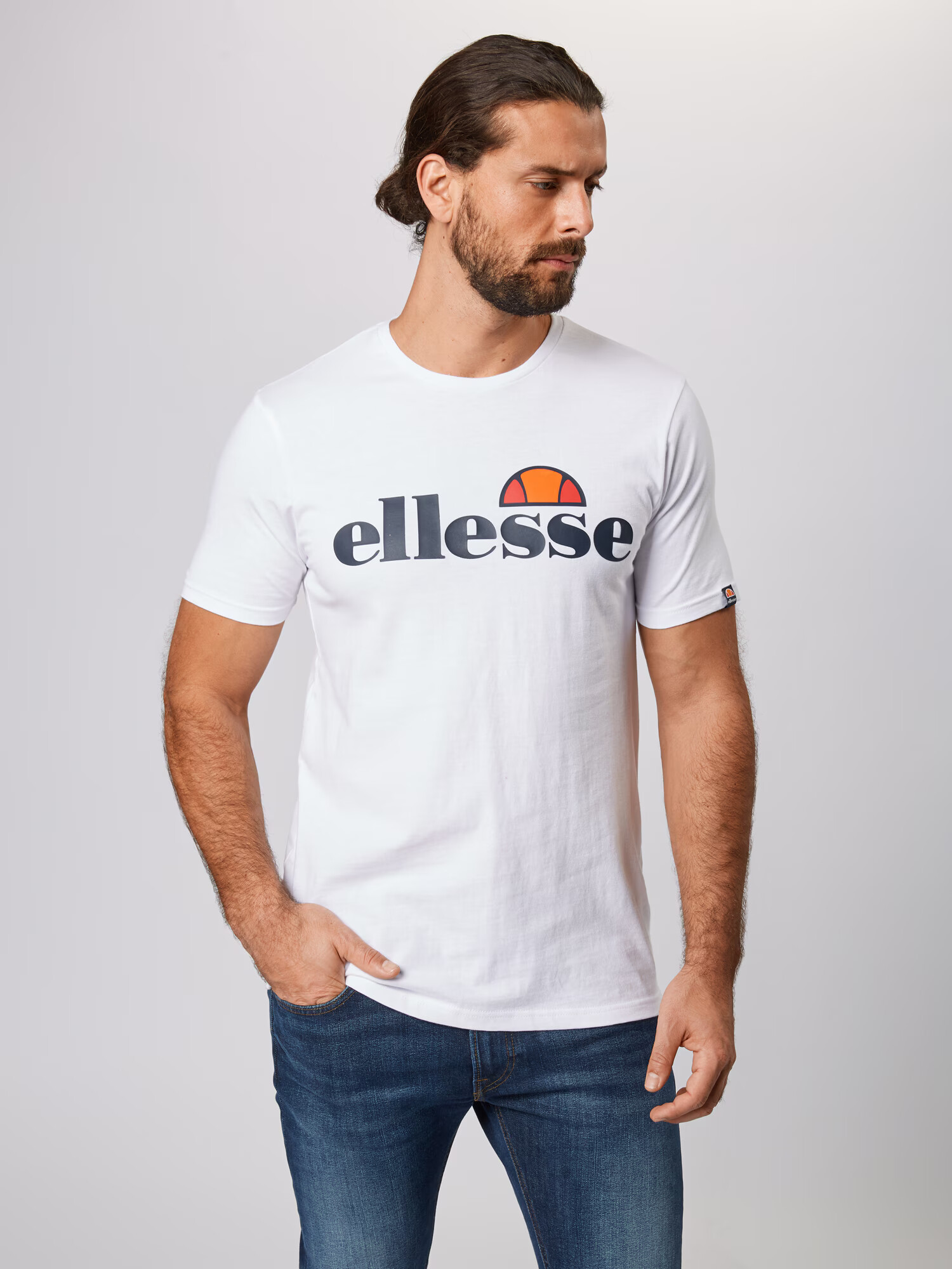 ELLESSE Tricou 'Prado' portocaliu mandarină / roșu rodie / negru / alb - Pled.ro