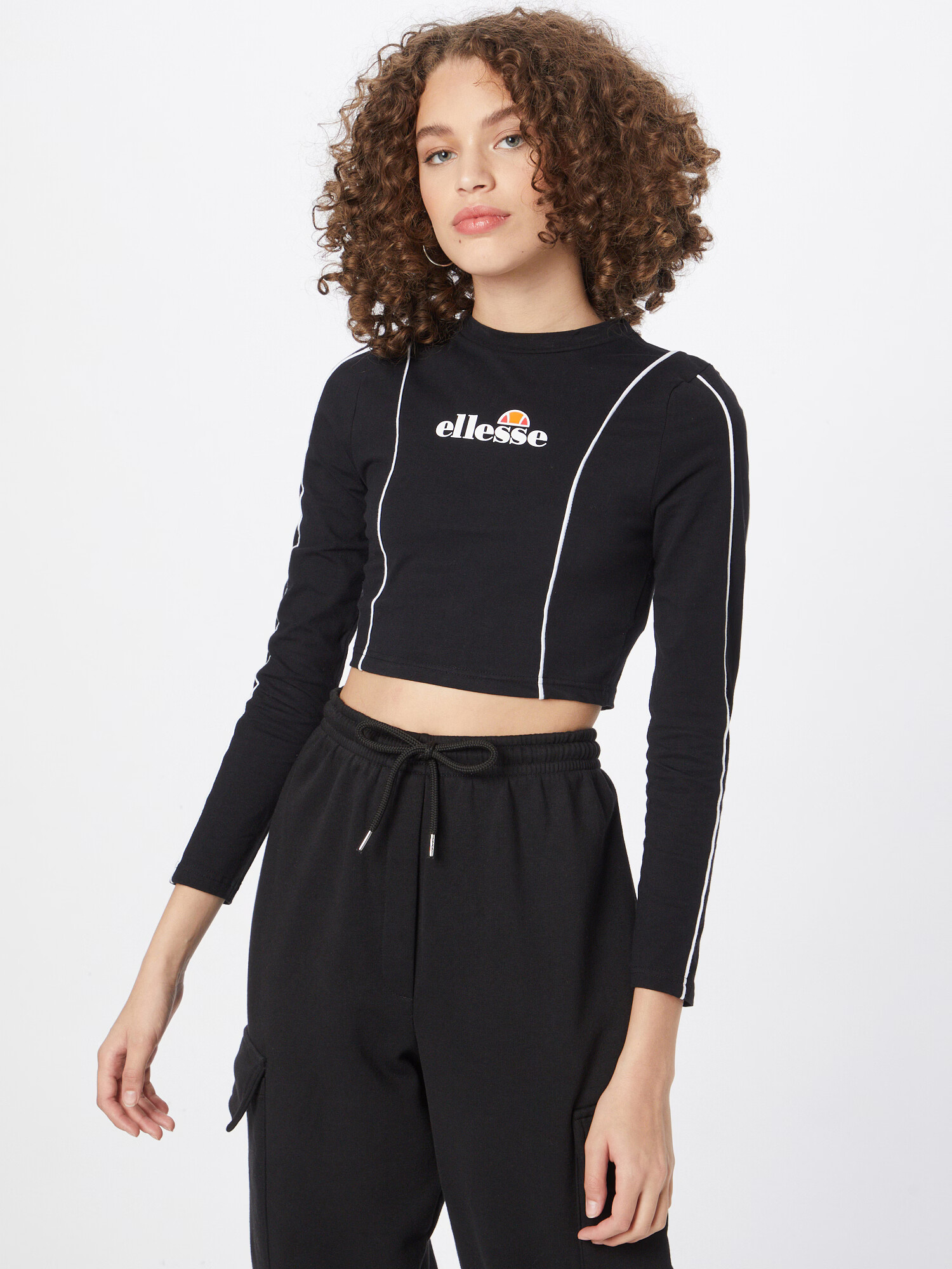 ELLESSE Tricou portocaliu / roșu / negru / alb - Pled.ro