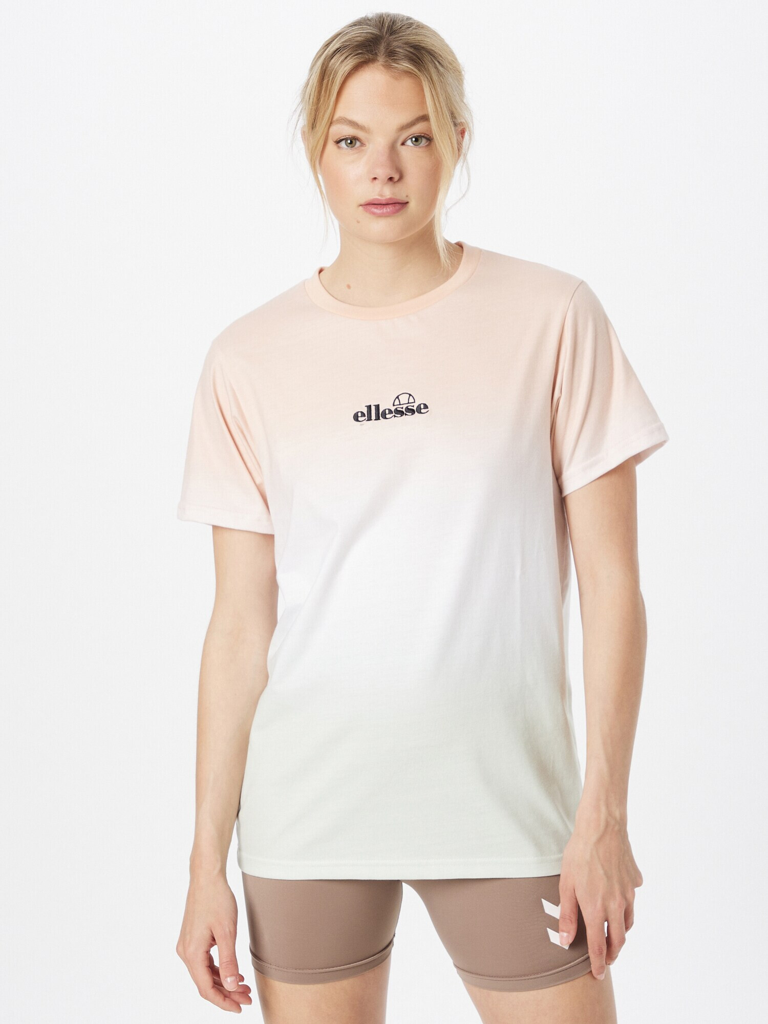 ELLESSE Tricou 'Primavera' portocaliu caisă / negru / alb - Pled.ro