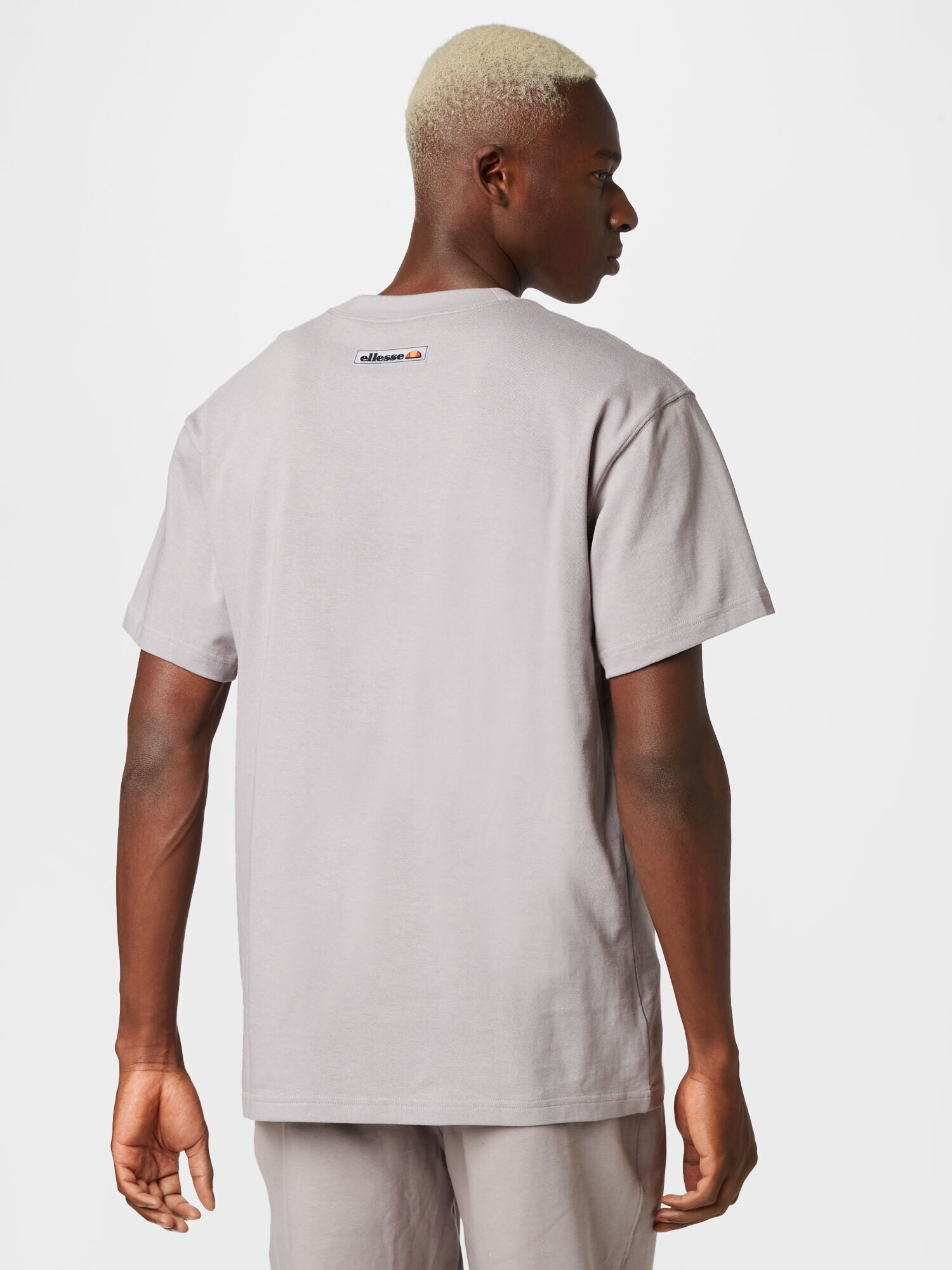 ELLESSE Tricou 'Rilassato' gri / portocaliu - Pled.ro