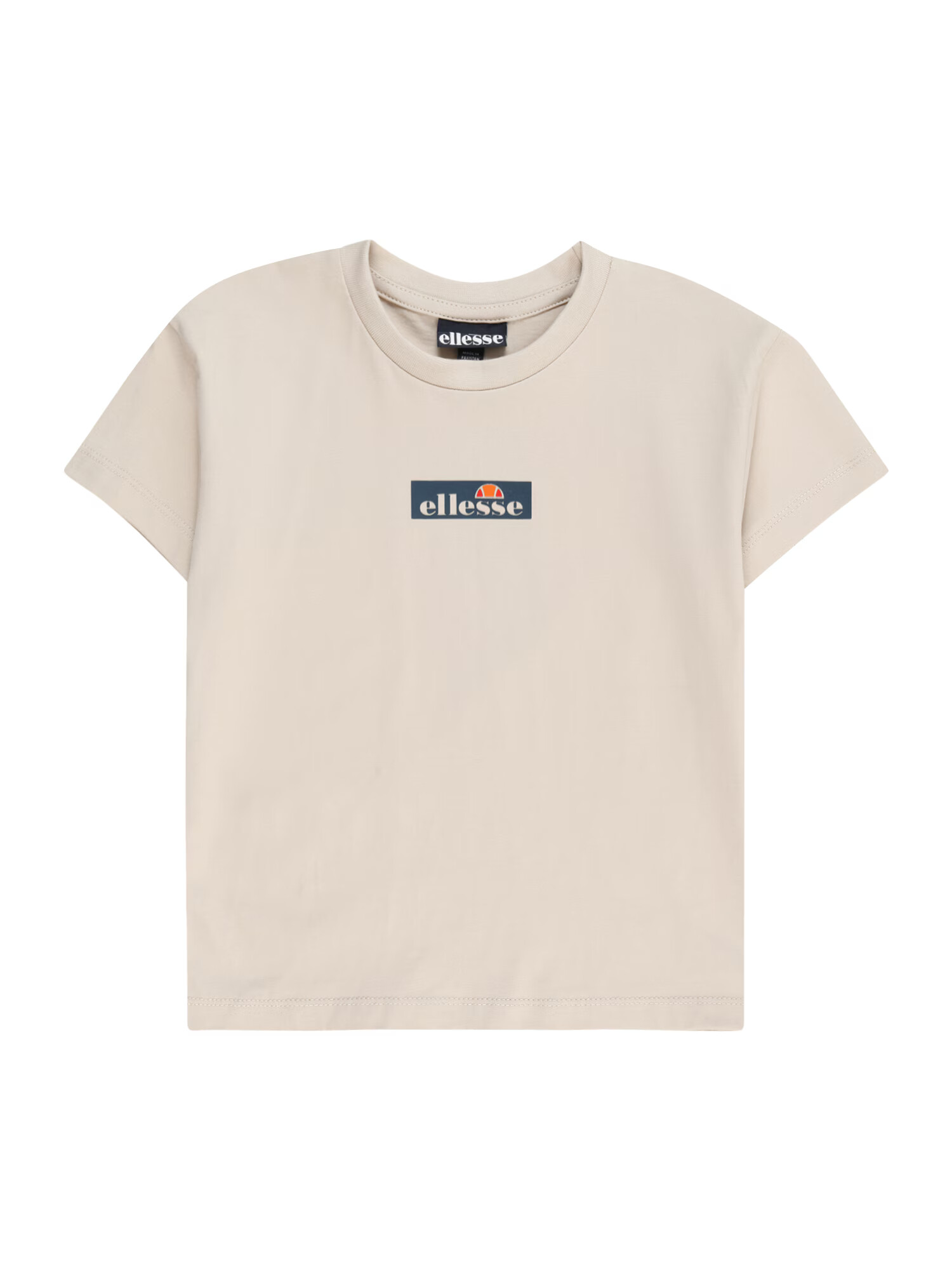 ELLESSE Tricou 'Tenio' alb kitt / bleumarin / portocaliu / portocaliu închis - Pled.ro