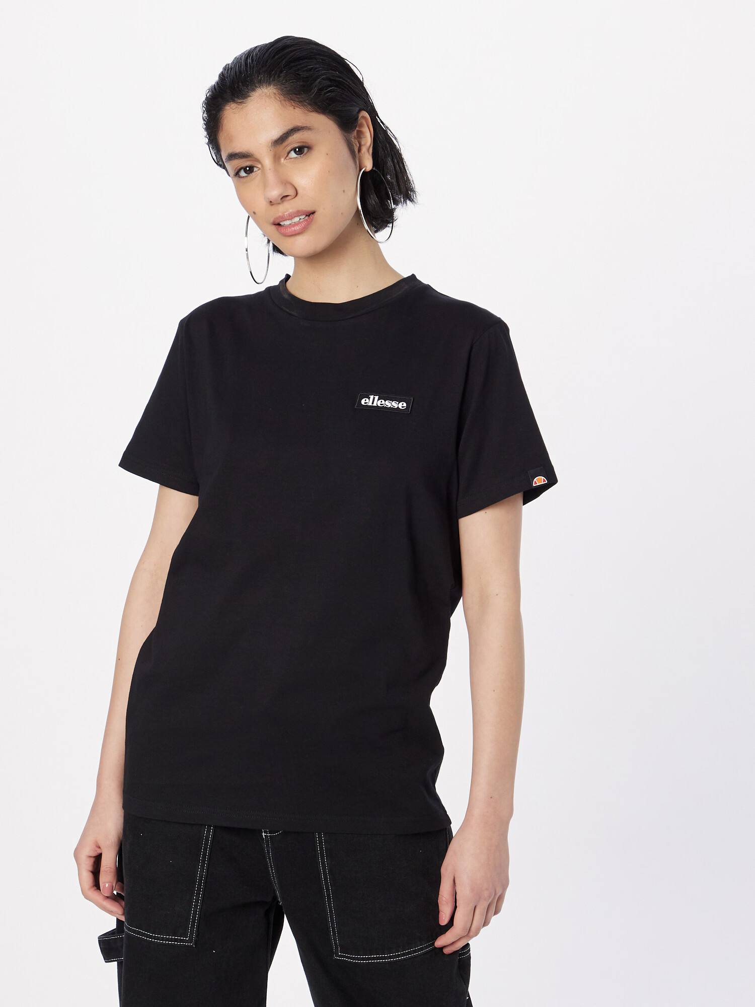 ELLESSE Tricou 'Tolin' negru / alb - Pled.ro