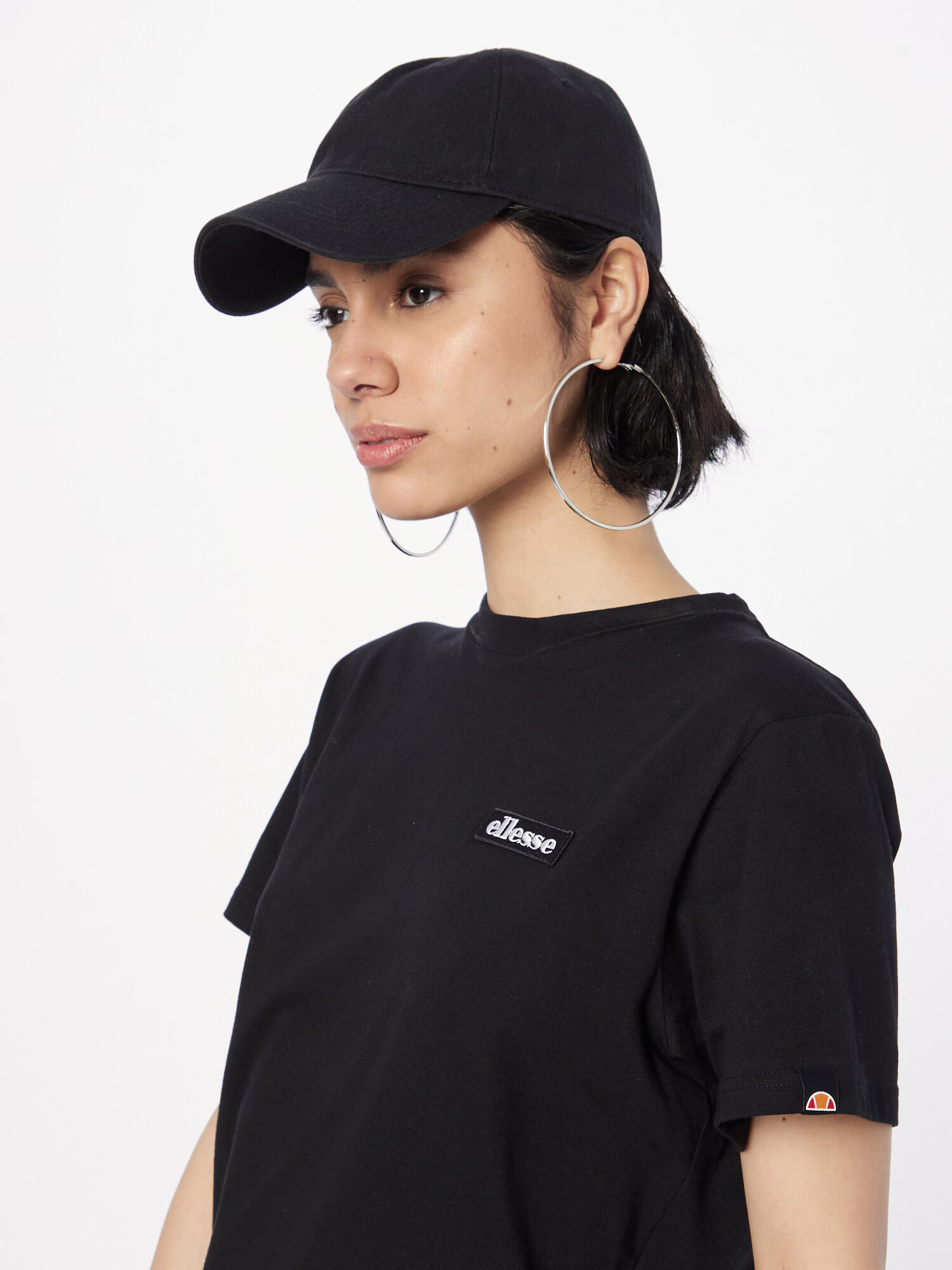 ELLESSE Tricou 'Tolin' negru / alb - Pled.ro