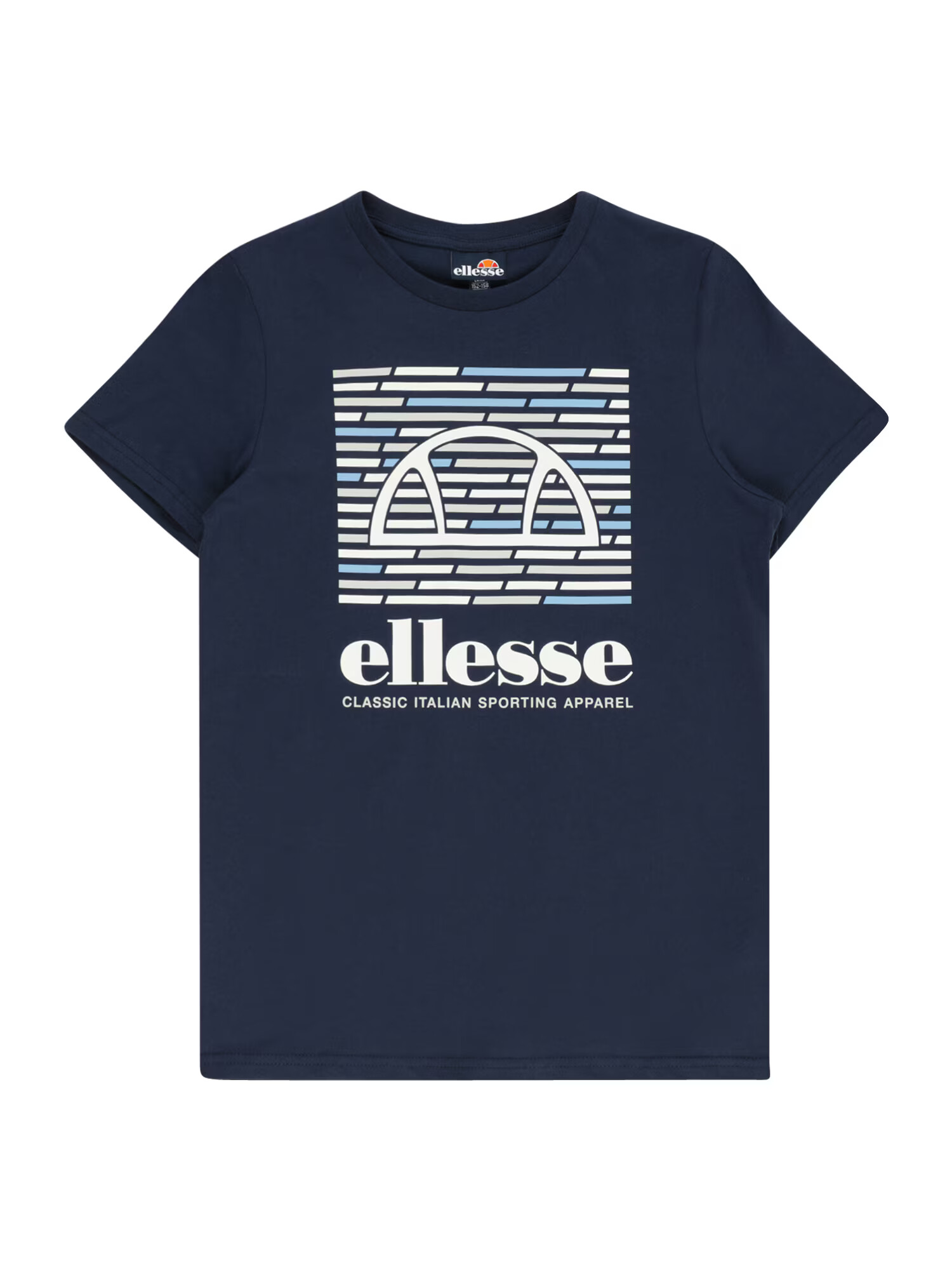 ELLESSE Tricou 'Viero' bleumarin / albastru deschis / alb - Pled.ro