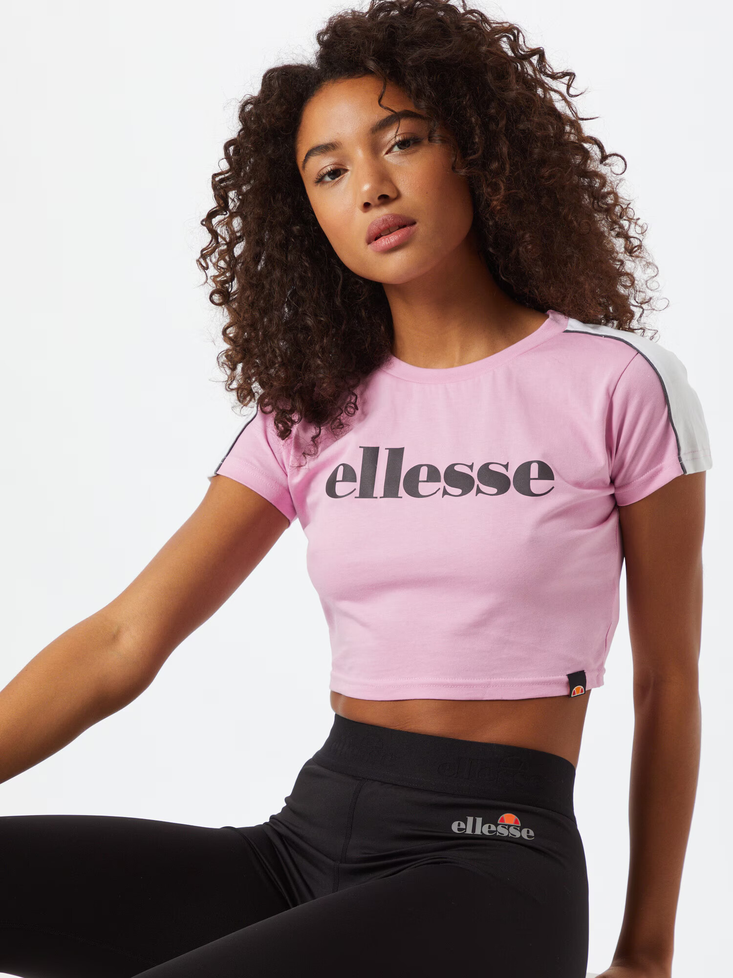 ELLESSE Tricou 'Virdis' roz / negru - Pled.ro