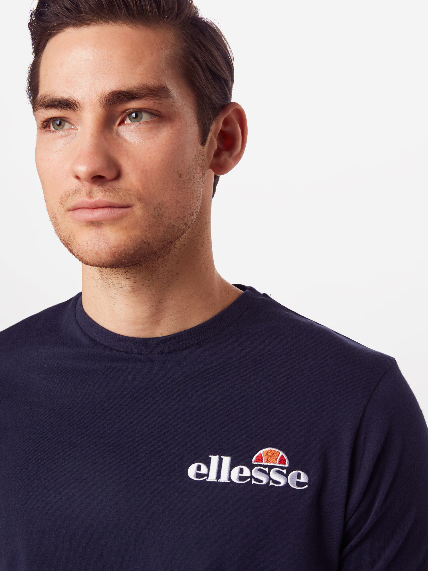 ELLESSE Tricou 'Voodoo' bleumarin / portocaliu / alb - Pled.ro