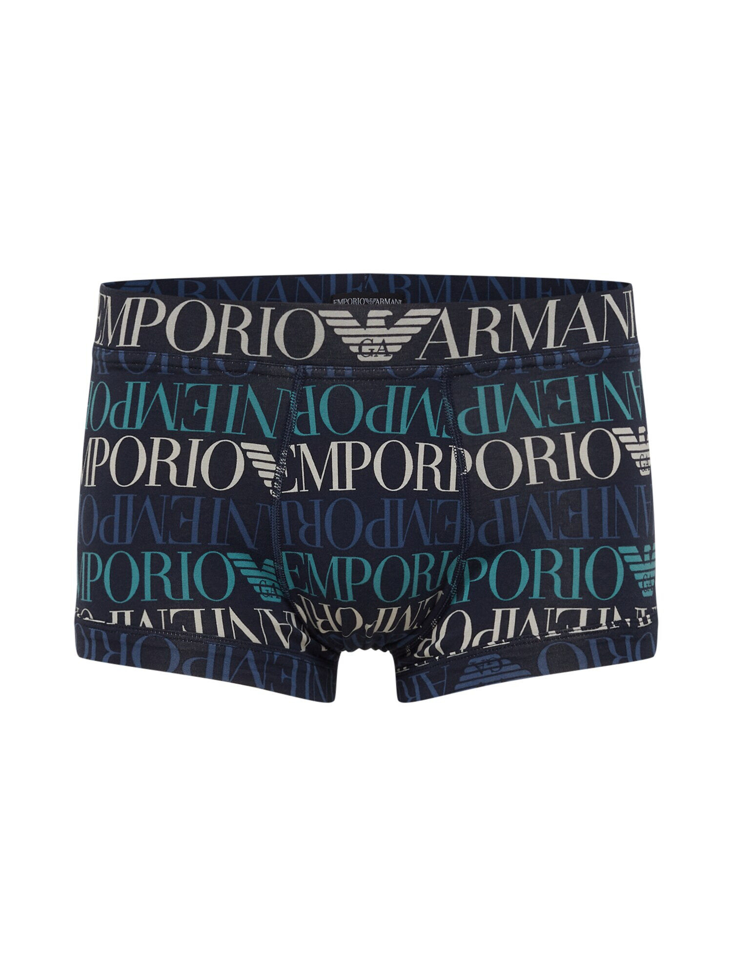 Emporio Armani Boxeri albastru marin / albastru noapte / verde jad / alb murdar - Pled.ro