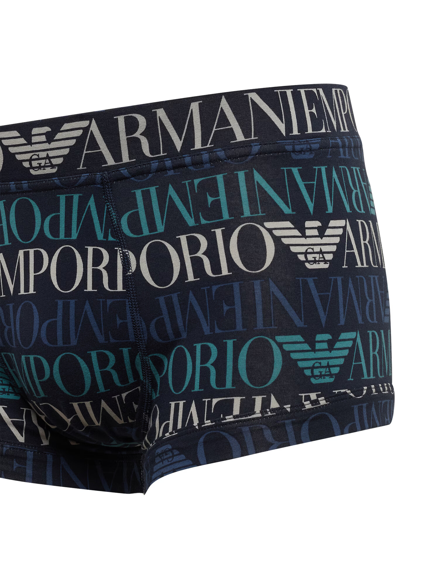 Emporio Armani Boxeri albastru marin / albastru noapte / verde jad / alb murdar - Pled.ro